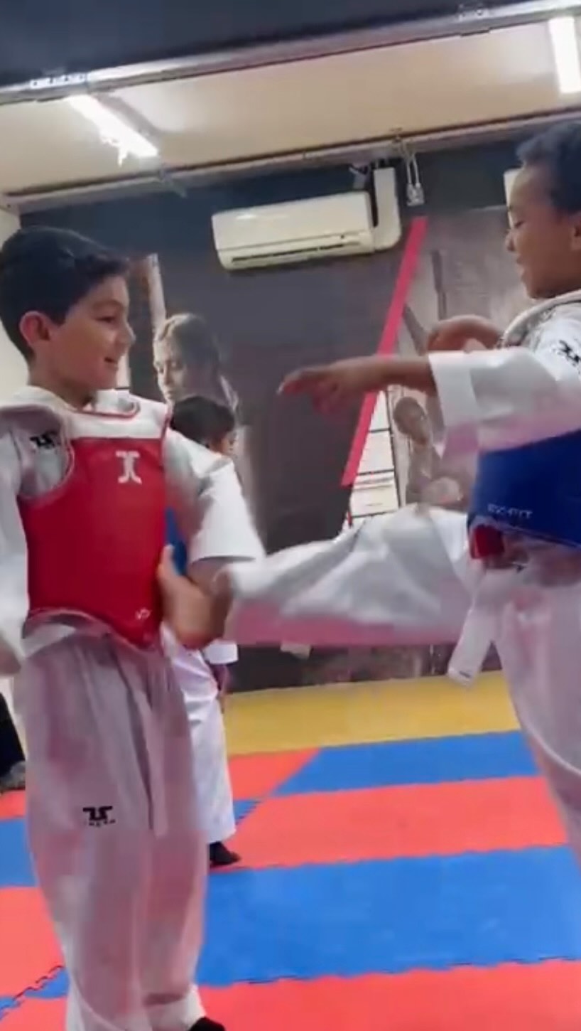 Some of our littlest ones in action π₯