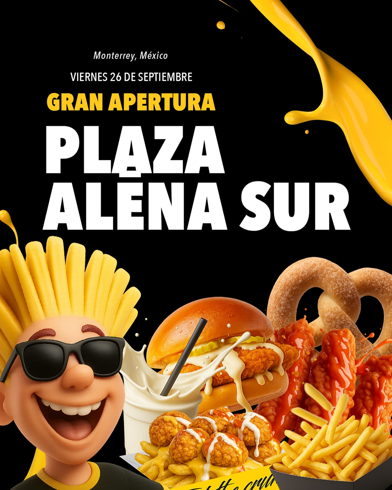 🇲🇽 ¡Monterrey! Te esperamos este viernes 26 de Septiembre a partir de las 12:00 hrs en Plaza Aleña Sur. ¡Tendremos 30 playeras oficiales para nuestros 30 primeros visitantes! ¡Tendremos esperamos!
Dirección: Pedro Martínez 1600, Col. Nuevo Repueblo, C.P. 64700 Monterrey, N.L. México