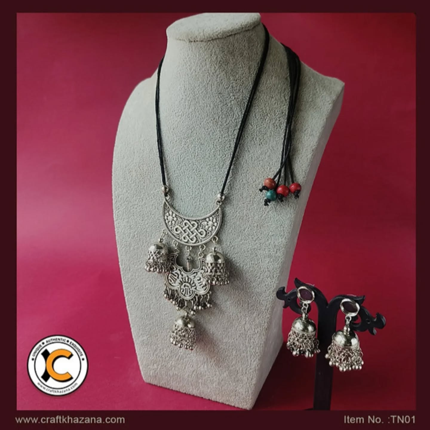 🎉 Style Meets Affordability 🎉 Drop a comment to shop our German silver thread necklaces – handmade, adjustable & one-of-a-kind. Matching earrings are also available! Follow us for such jewelry collections.