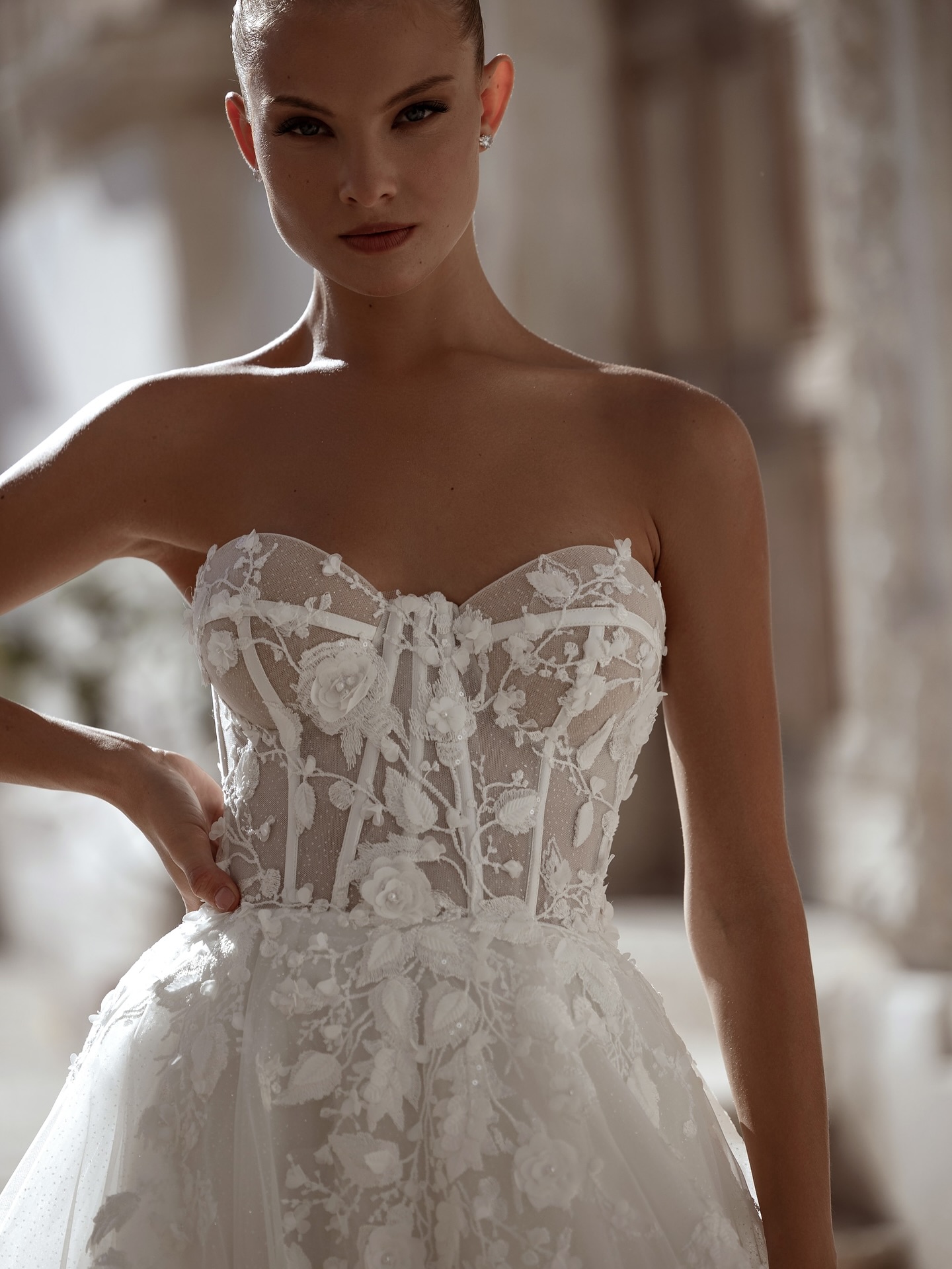 A vision in lace, designed for forever✨ #weddingdress #wedding #engaged #olivelli #bride