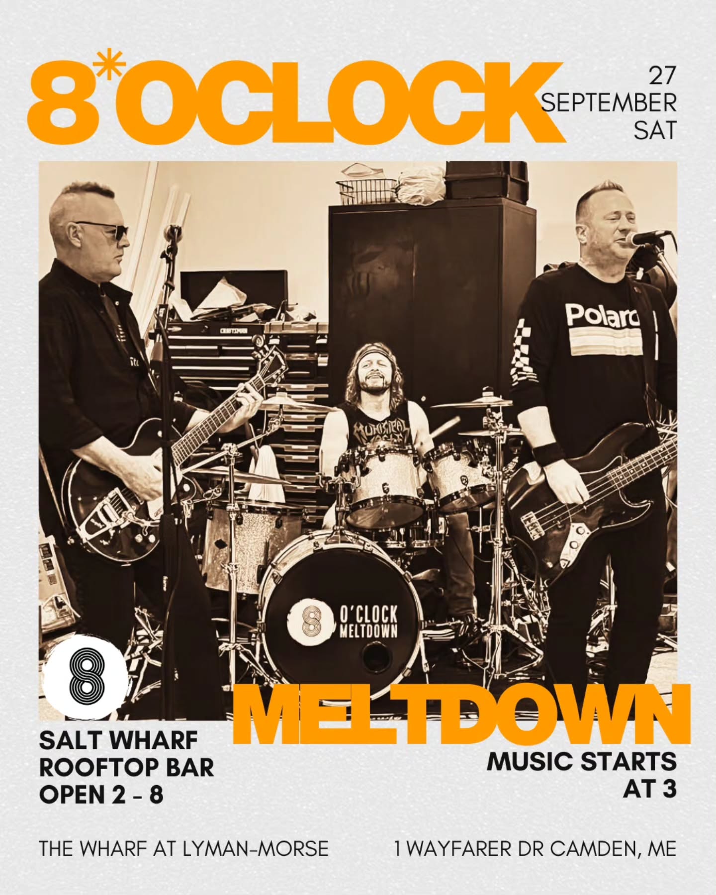 THIS SATURDAY: Don't miss the Summer Sendoff happening on Salt Wharf's Rooftop Bar! Featuring live music by O'Clock Meltdown. Send this to someone to soak up the sunshine and share good times with!