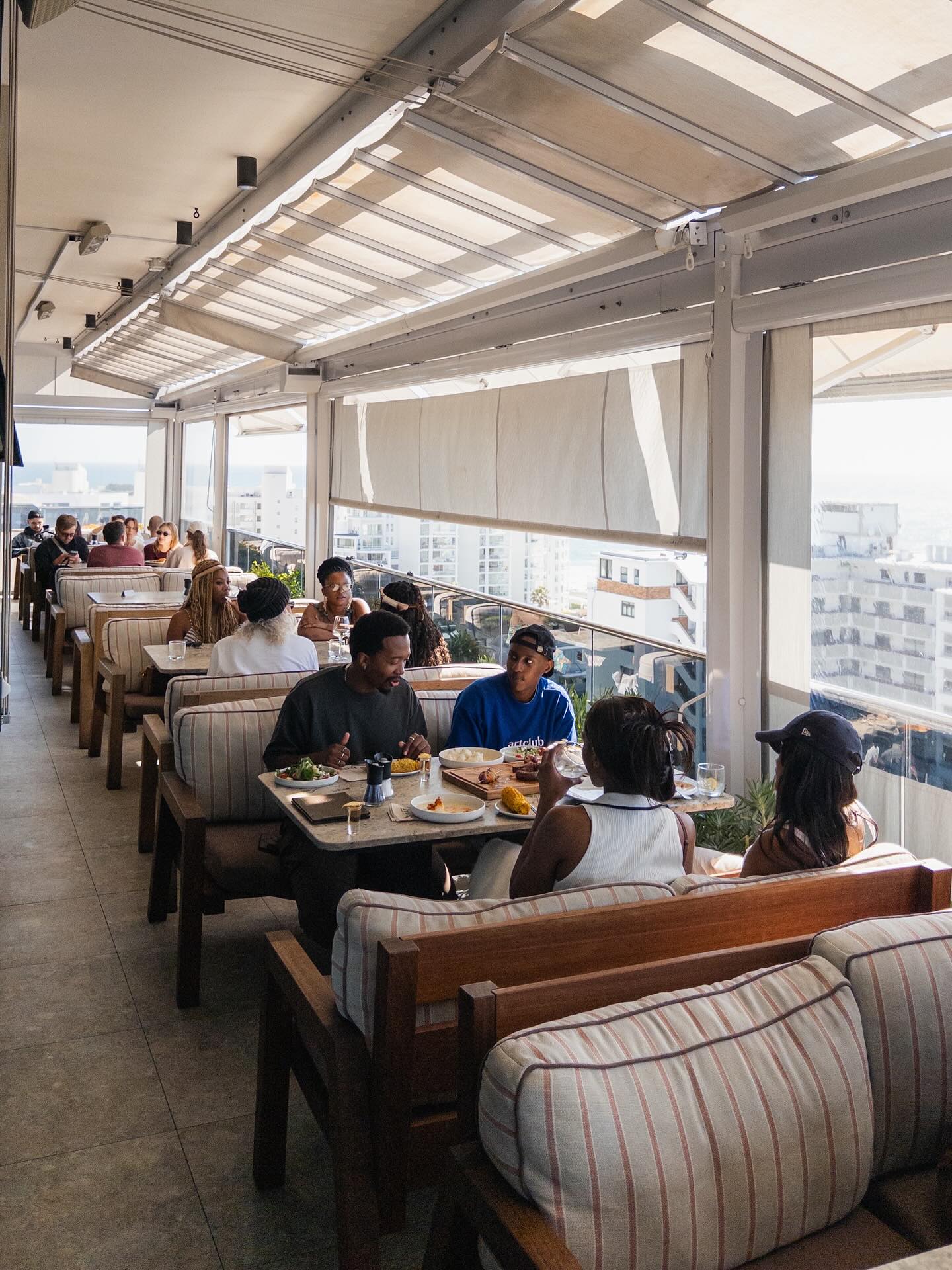 heritage day in full swing on the 9th floor. 🌞 swing by for sundowners this evening before dinner.