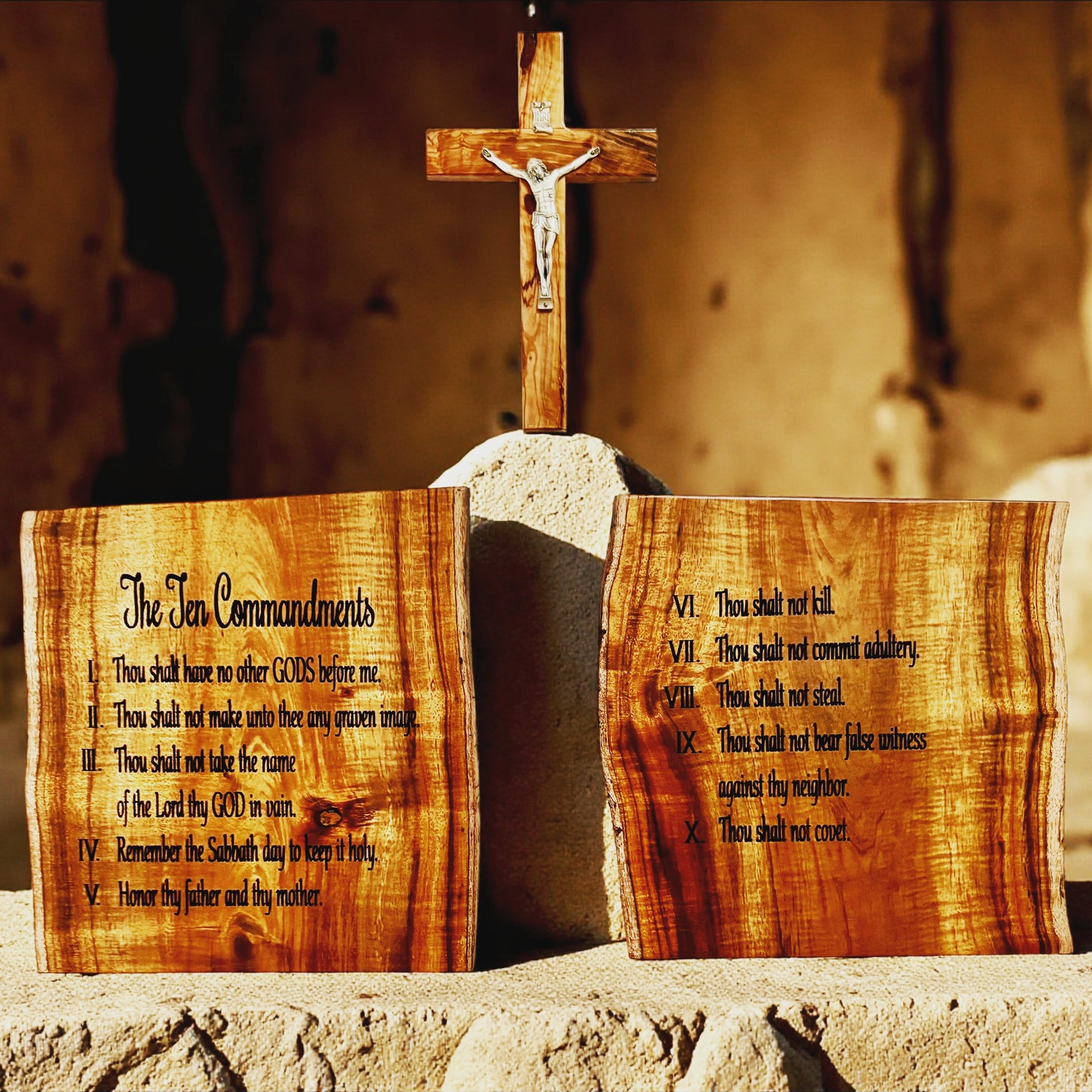 Two pieces of live-edge Hawaiian Koa, laser-engraved with the Ten Commandments.
A heartfelt gift for a mom whose love for our Lord and Savior Jesus Christ shines every day. ✝️🌺
#TenCommandments #HawaiianKoa #FaithAndCraft #HandcraftedWithAloha #WoodworkDesignsHawaii #ChristianGift #MadeInHawaii
#thunderlaserusa
#bible
#jesus
Woodwork Designs Hawaii, located in Kaneohe just a few minutes from the H3 and Likelike Highway, is a family-owned business and a perfect hub for creativity and expertise. We specialize in high-quality woodworking, millwork, jointing, planing, resawing, custom fabrication, CNC work, laser engraving, and a complete sewing shop for machine proficiency. We offer free consultations and cater to homeowners, craftsmen, and businesses, providing personalized experiences tailored to each client's unique needs. Our custom creations include custom cabinetry, commercial displays, urns, awards, plaques, memorabilia, paddles, custom signs for homes, family name plaques for entries, and much more. "Building relationships from our hands to yours."