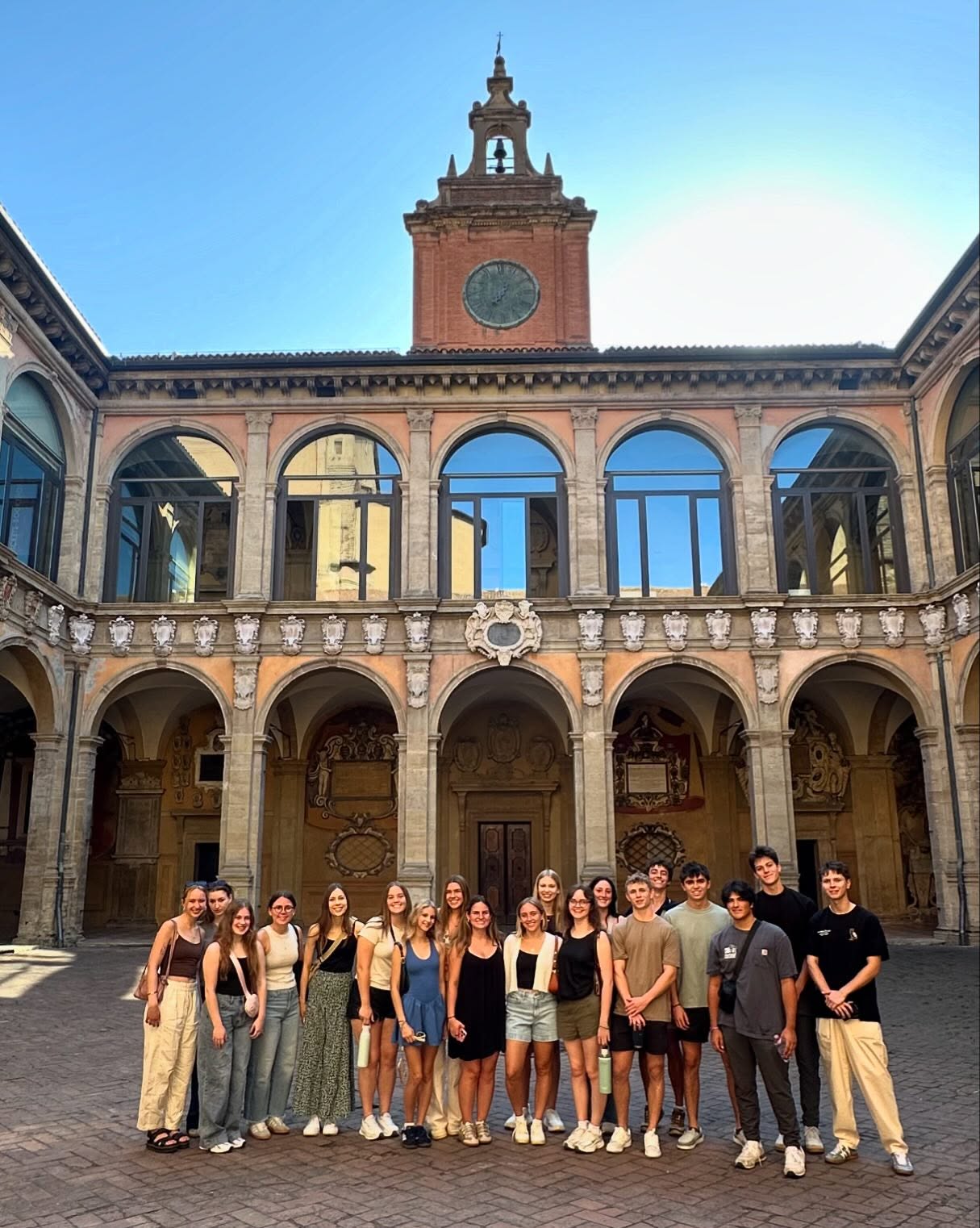 Welcome, Fall 2025 Cohort!
Italy Center Staff & Faculty are very excited to announce that the students who will spend the Fall semester studying at Spring Hill College Italy Center in Bologna have finally arrived! 🌟
After a first week of arrival orientation and getting to know the city, we are ready to start with the program activities and classes. The Italy Center roots its values in social justice, sustainable and ethic travel, and cultural immersion. 🌍
We are eager to see how each student’s unique contributions, perspectives, and energy will shape this semester’s journey of growth and discovery. ✨
Here’s to a meaningful, inspiring, and unforgettable semester together! Benvenuti a Bologna!🇮🇹