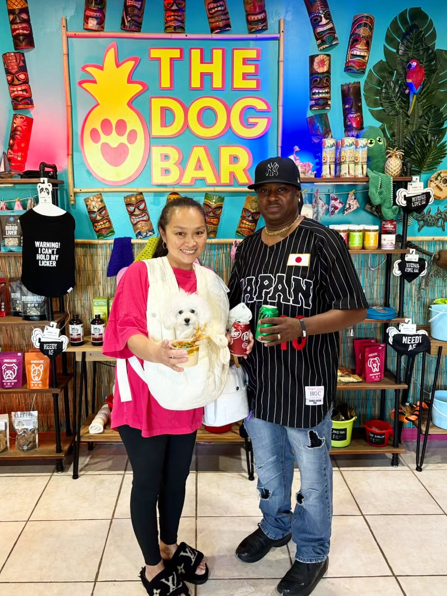 The Dog Bar in Houston Texas! Dog Friendly Bar & Dog Park!
Your Dog can sip on a PupTail or a Doggy Sundae! and yes we have cold Adult drinks for humans too.
You can also reserve our party space for Birthday Parties and Gotcha Day Parties!
#thedogbar #thedogbarhtx #houstondoglovers #houstondog #dogfriendly #petfriendly #houstonpets #montrose #doglovers #dogstore #petstore #dogbar #dogcafe #houston #houstonthingstodo #dogpark