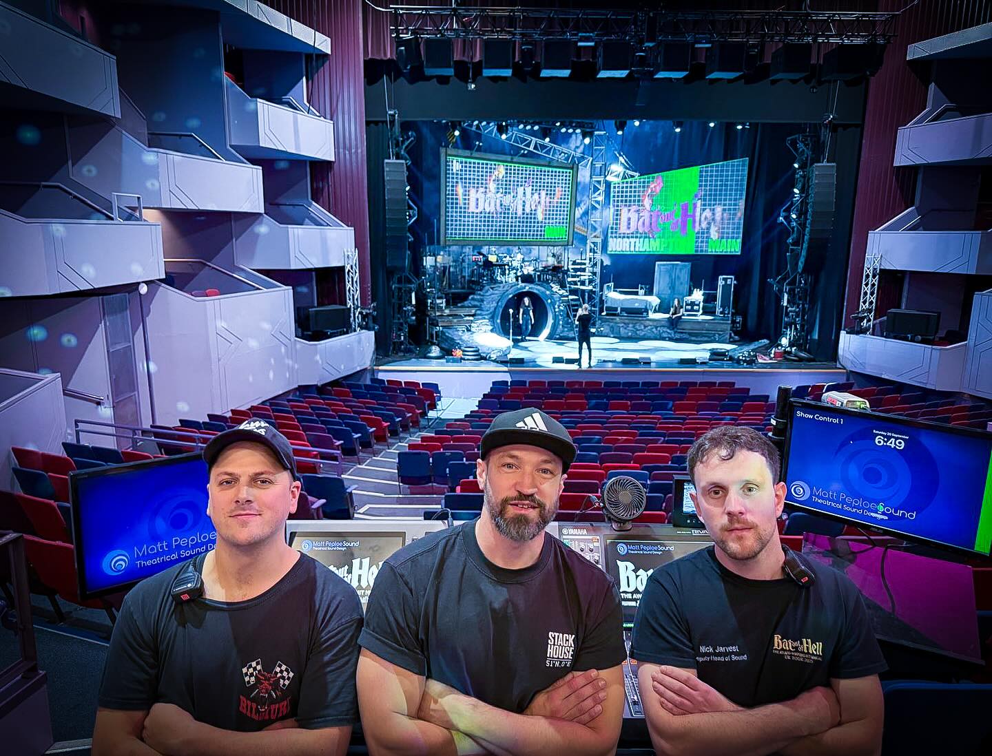 Thanks to this amazing team for looking after the show so well for the last 9months. Bringing rock and roll to all corners of the country. @batthemusical #RobBrennen @nickjarvest @parkie_irl