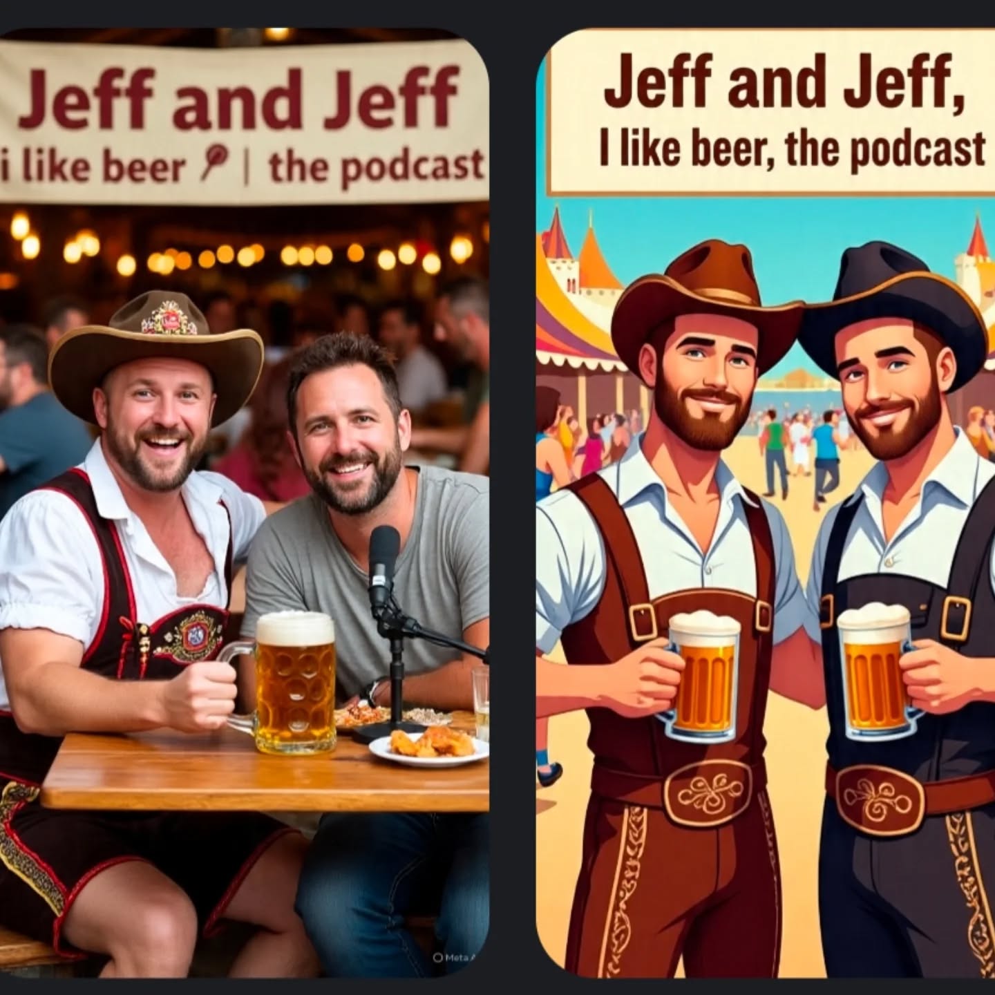 This is what AI thinks we look like. Come see for yourself this Friday, 5-7pm at Blue Fire Brewing in San Marcos!
Blue Fire Brewing is releasing the Rauchbier we brewed with them. We need help drinking and naming this delicious, true to style German smoked lager.
Plenty of other great beers there too!
#sdbeer #sdbeernews #beer #oktoberfest #sanmarcos #beerstagram🍻 #beerlover #beernerd #breweryvisit
#wherethereissmoke #lager #podcast