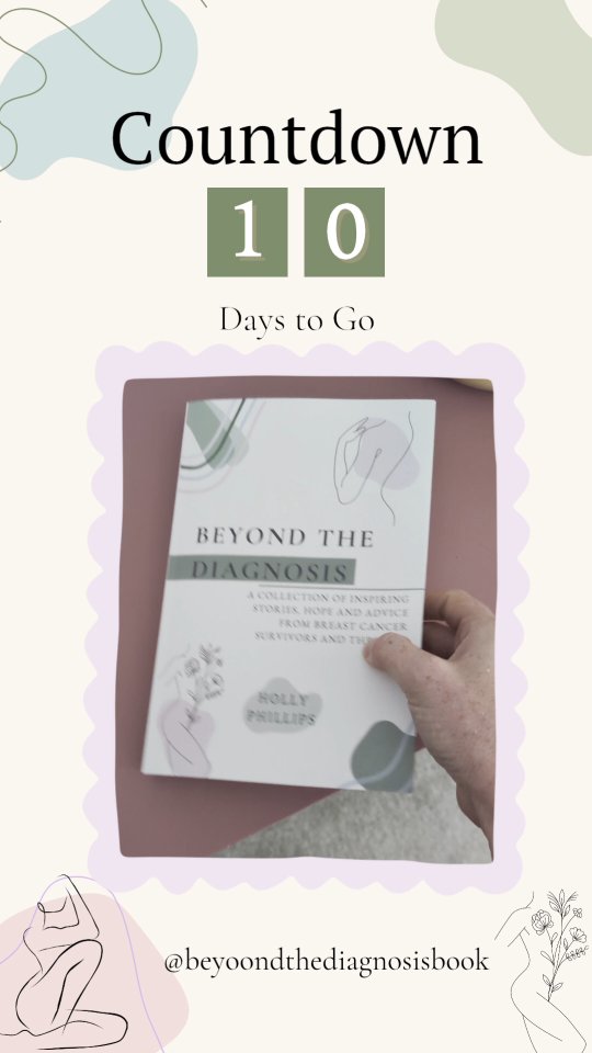 10 days to go!
This book is filled with stories of women who’ve faced breast cancer in all its forms — early and secondary.
It’s about living fully, finding strength, and holding onto hope, no matter what stage you’re at.
✨ “You may not be where you want to be, but you are no longer where you once were.” – Holly ✨
#lifeaftercancer #BookComingSoon #breastcancercommunity #breastcancerawareness #breastcancersupport #positivebreastcancerstories #secondarybreastcancer #primarybreastcancer #breastcancer #breastcancerunder40 #breastcancerunder30 #breastcancerthriver #positivity
