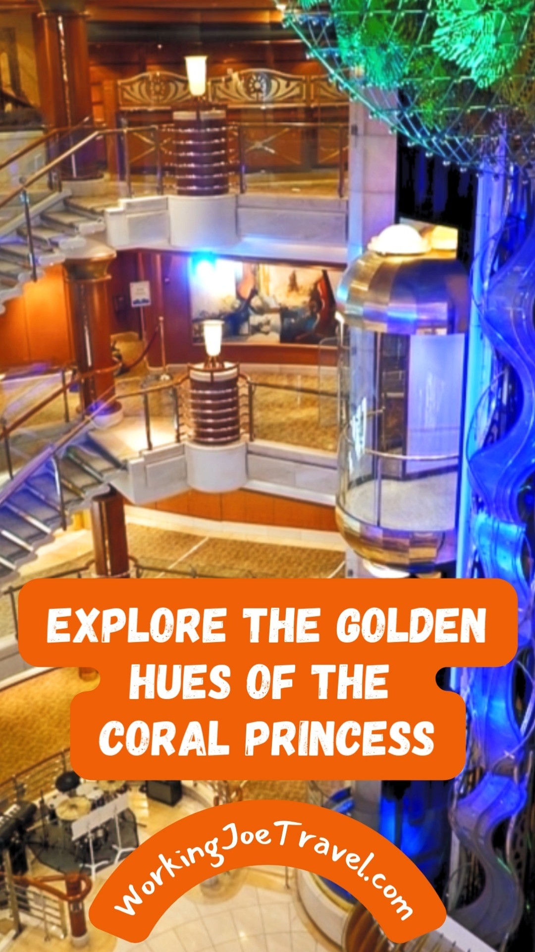 Read our Princess Cruises – Coral Princess cruise ship review for information on entertainment, food, cabins, entertainment, and more at WorkingJoeTravel.com.