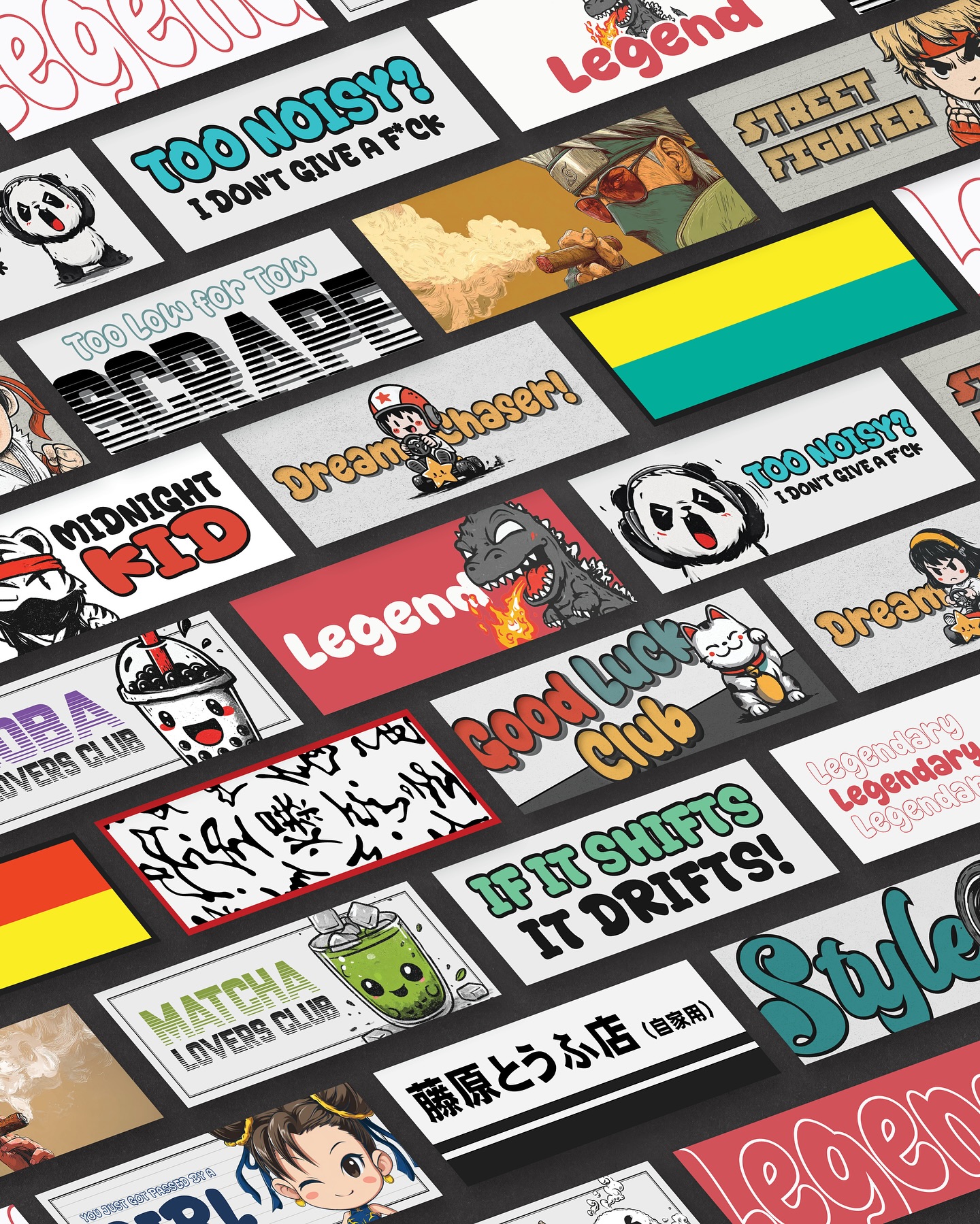 Website is officially LIVE again! Check out the shop for STKRBOMB’s newly released Slap Box Series decals, and follow the page to stay updated on future drops!
STKRBOMB.COM