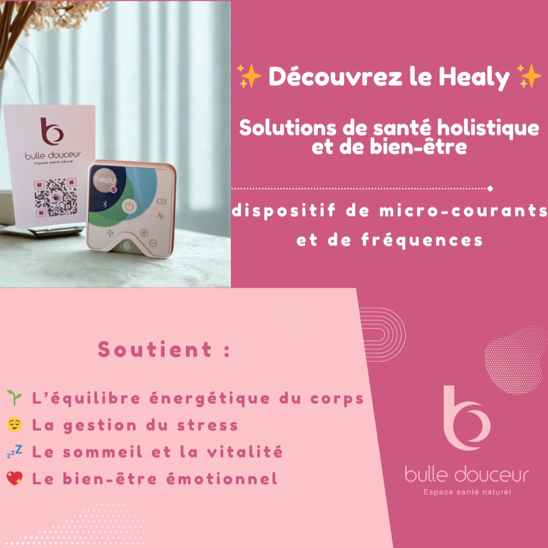 Et si vous retrouviez équilibre & énergie naturellement ?
Chez bulle douceur, je vous propose des séances avec le Healy Bioresonance :
🌿 Réduire le stress
😌 Retrouver un sommeil plus paisible
⚡ Stimuler votre vitalité
💖 Favoriser l’harmonie émotionnelle
Une expérience douce et personnalisée pour prendre soin de vous en profondeur 💆♀️
📍 Cabinet à Martigny (Valais)
🔗 Réservation & infos : www.bulle-douceur.ch
Offrez-vous ce moment rien qu’à vous ✨
#Martigny #Valais #SuisseRomande #BienEtre #SanteNaturelle #Equilibre #Vitalite #Relaxation #Bioresonance #Healy #EnergiePositive #GestionDuStress #SommeilReparateur #HarmonieInterieure #PrendreSoinDeSoi #Detente #CabinetBienEtre #SanteHolistique #TherapiesNaturelles #MartignyLife #ValaisSuisse