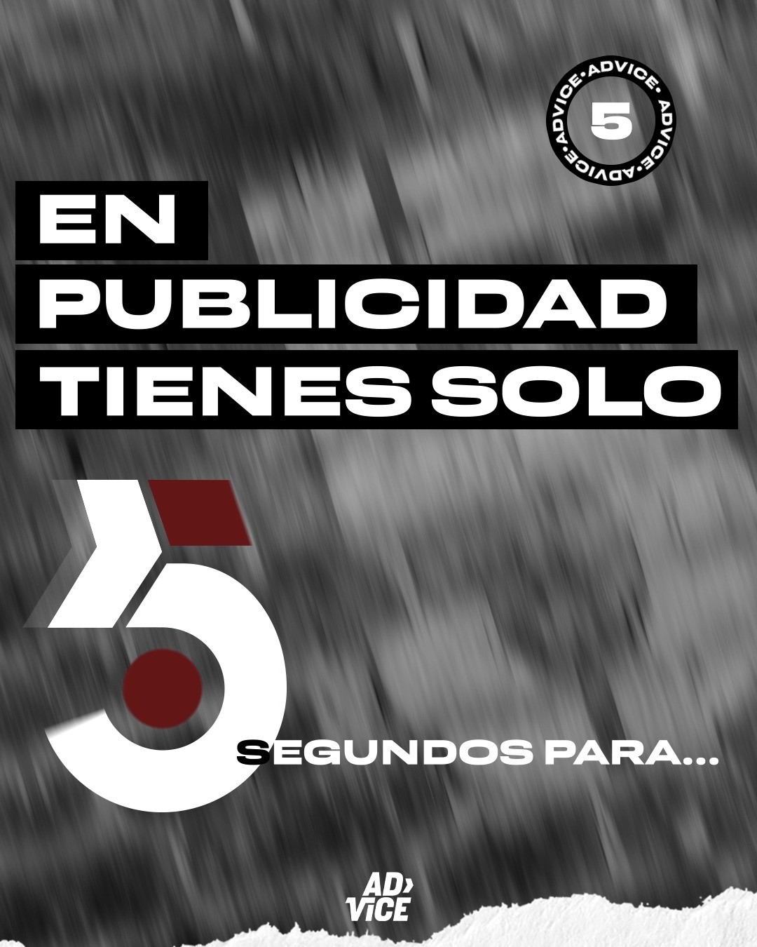 El cerebro decide en 5 segundos si se queda o te manda a scrollear.
Nosotros llevamos ya 5 años convenciendo a la audiencia de quedarse. ¡Así de buenos somos!
#HBDAdvice #5segundos #Advertising #Atención