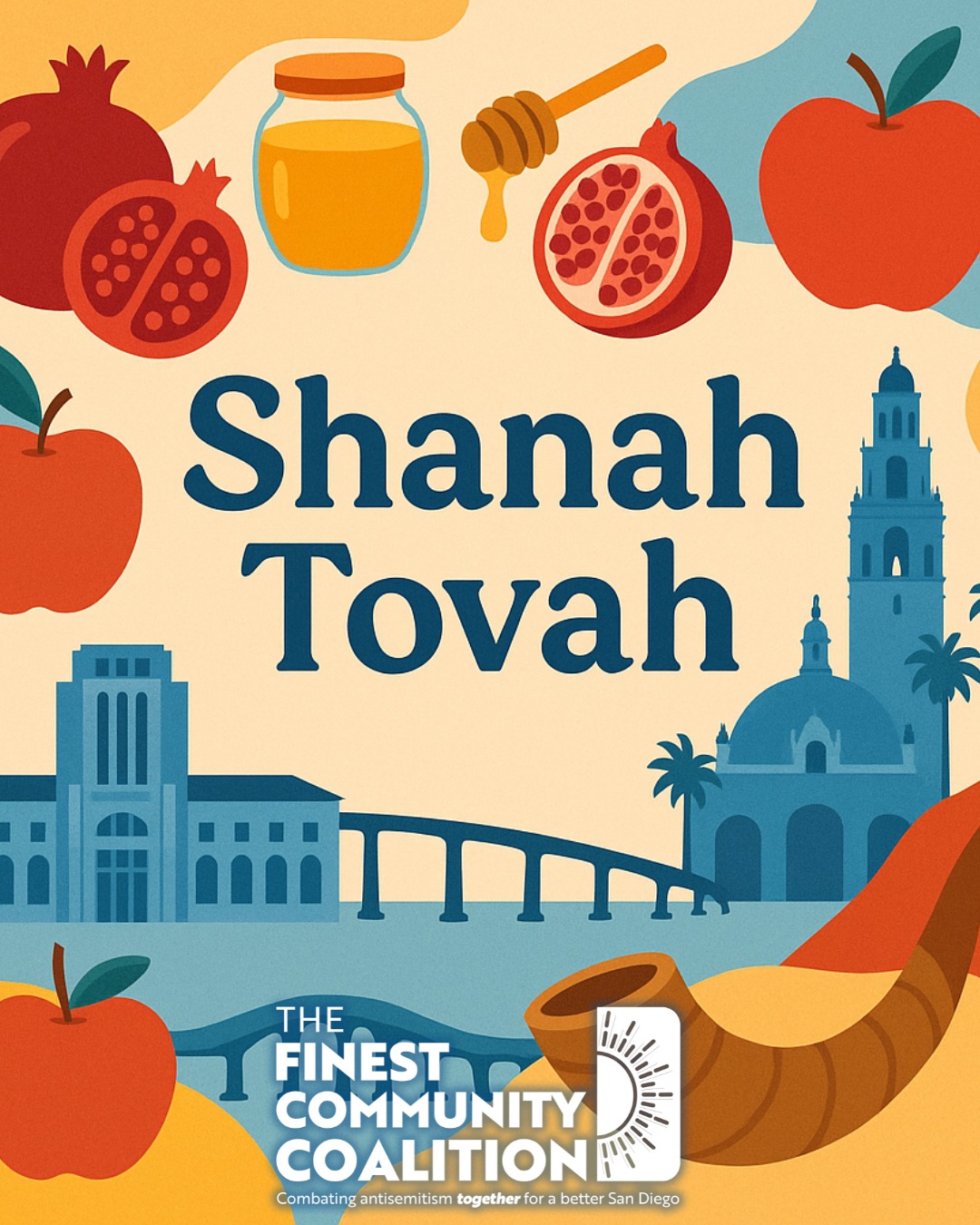 A sweet new year begins with gratitude for our San Diego community, our partners, and the chance to grow stronger together. Shanah Tovah! ✡️🍯🍎🌴
#RoshHashanah #ShanahTovah #JewishNewYear