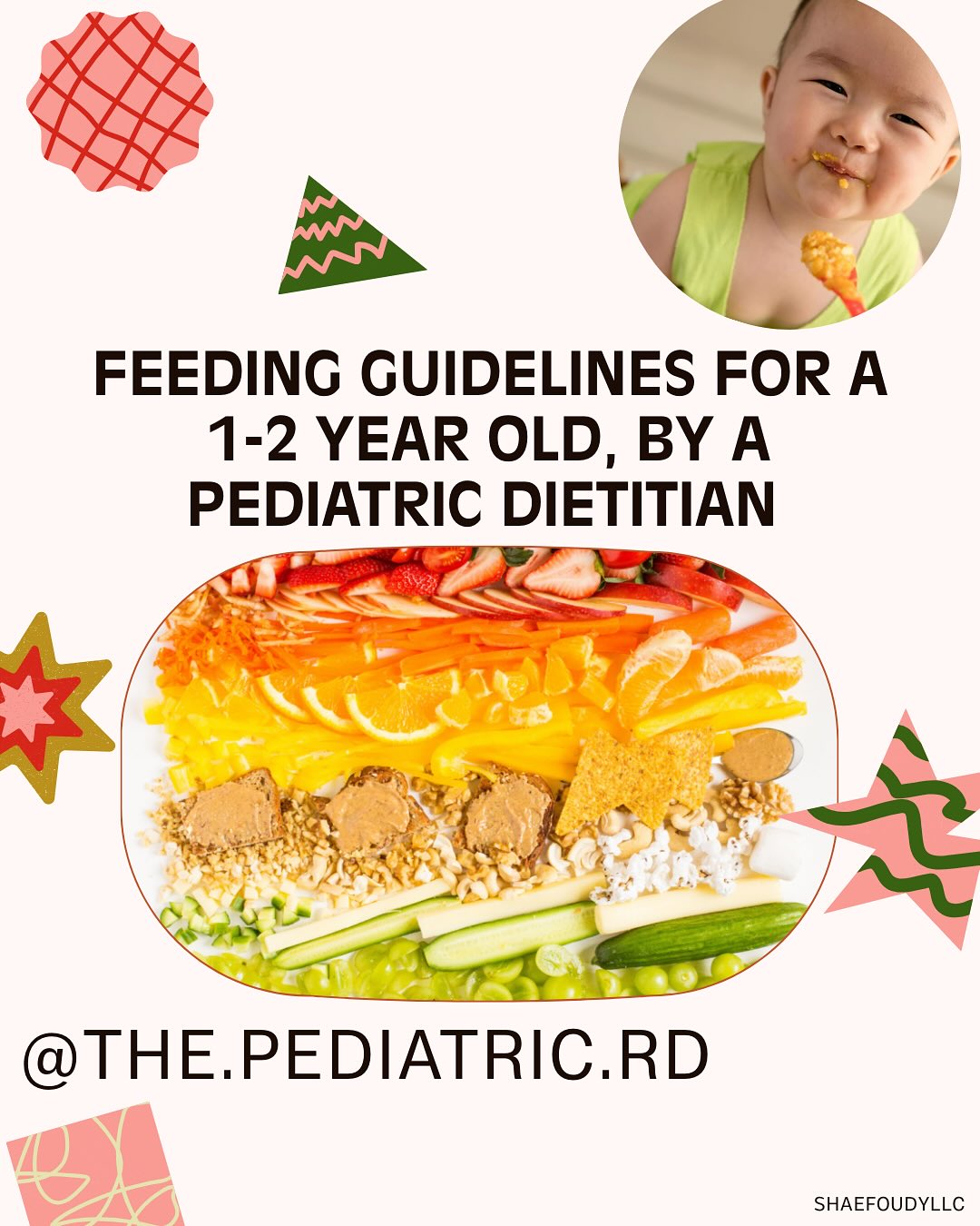 Here are my Feeding Guidelines for an infant aged 1-2 years old! I included general nutrition recommendations for this life stage!! Please share if you found this helpful!!
#thepediatricrd