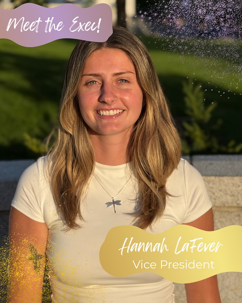 Meet our exec team!✨💜
Hey Badgers! Let’s continue to get to know our exec board! Next up: Hannah!👸
⭐️Hannah LaFever
💁♀️Vice President
❕Junior
📚Biology
🐿️Fun Fact: Hannah had a pet squirrel!
#amomentofmagic
#bravestrongfearless