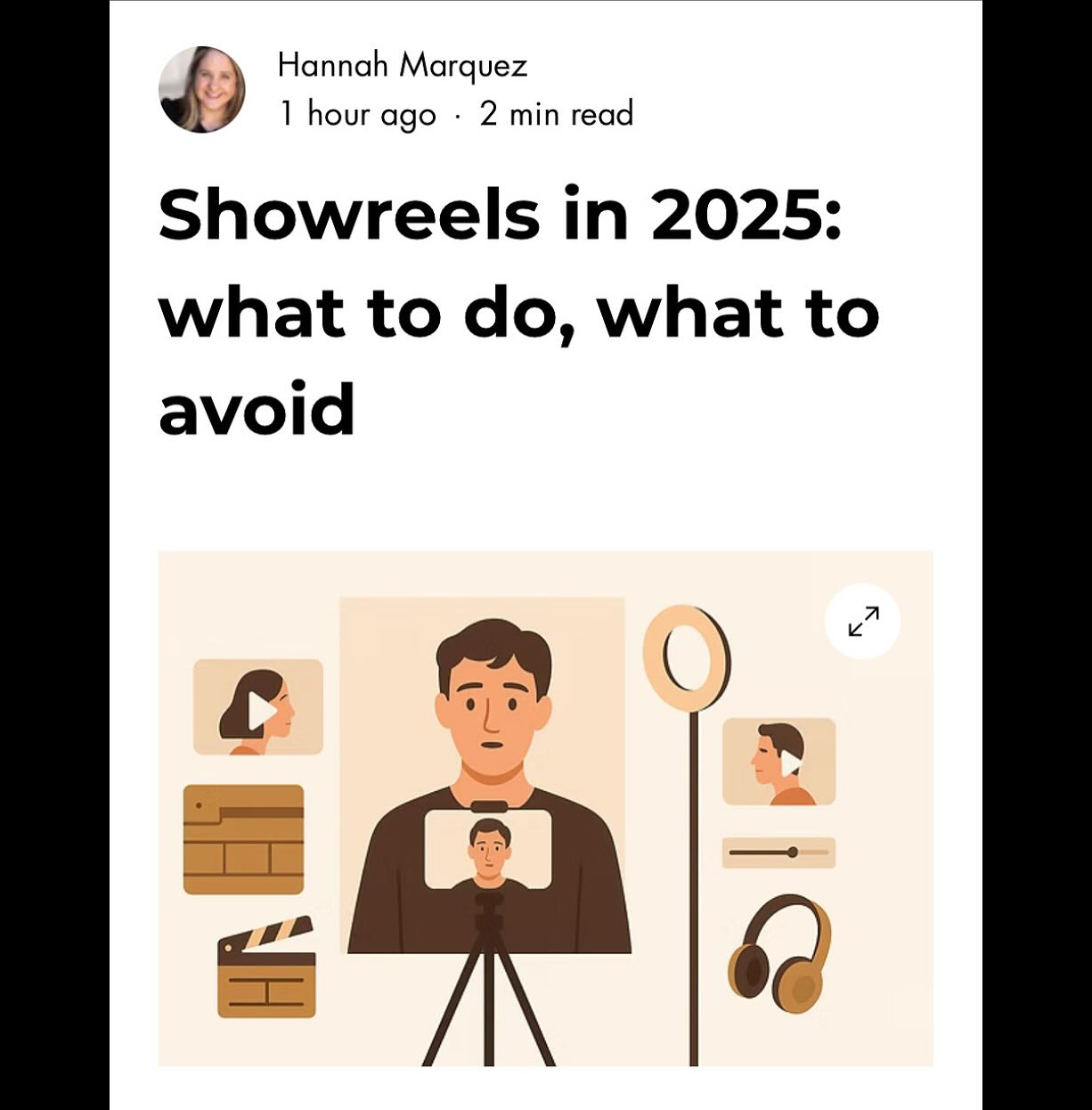 New blog! Are showreel content requirements changing?
From what we are hearing from Casting Directors the answer is YES! And the advice is keep it short, clear and truthful. 🔗Link in bio.