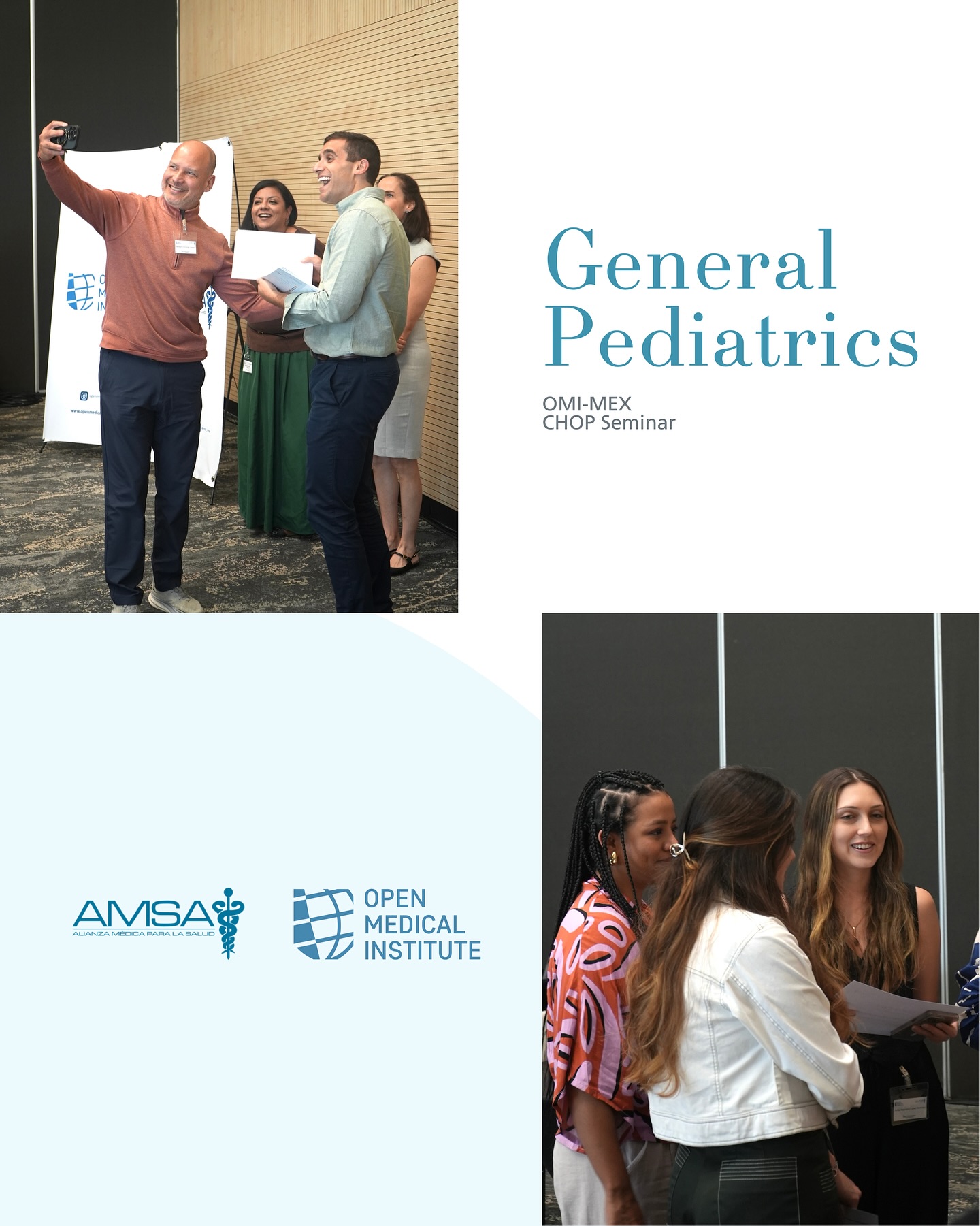 Day 3 wrapped up an inspiring week of learning at the OMI-MEX General Pediatrics seminar, participants delved into key topics such as anxiety and depression, mild traumatic brain injury, sudden infant death syndrome (SIDS) and brief resolved unexplained events (BRUE), along with strategies for teaching in the clinical setting.
The day concluded with the Closing Ceremony & Awards, recognizing outstanding clinical case presentations and academic excellence, and marking the end of three days of collaboration and learning.
We thank the faculty from the Children’s Hospital of Philadelphia for sharing their expertise, and all participants for making this seminar a meaningful learning experience.
@OpenMedicalInstitute
#AMSA #Medicina #Profesionalesdelasalud #CapacitaciónMédica #OMIMEX #OMI #Medicine #SeminarioMédico #Pediatría