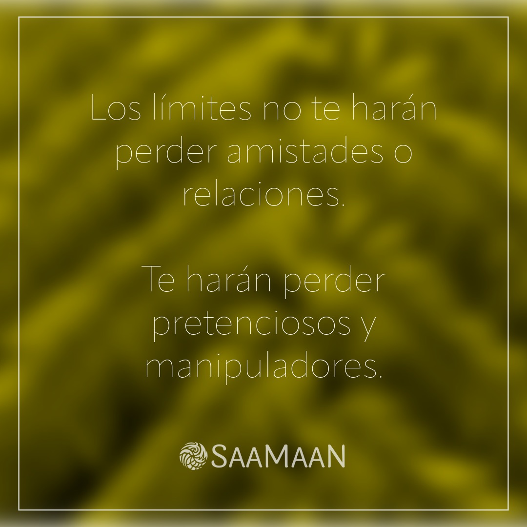 ¡Establece límites!