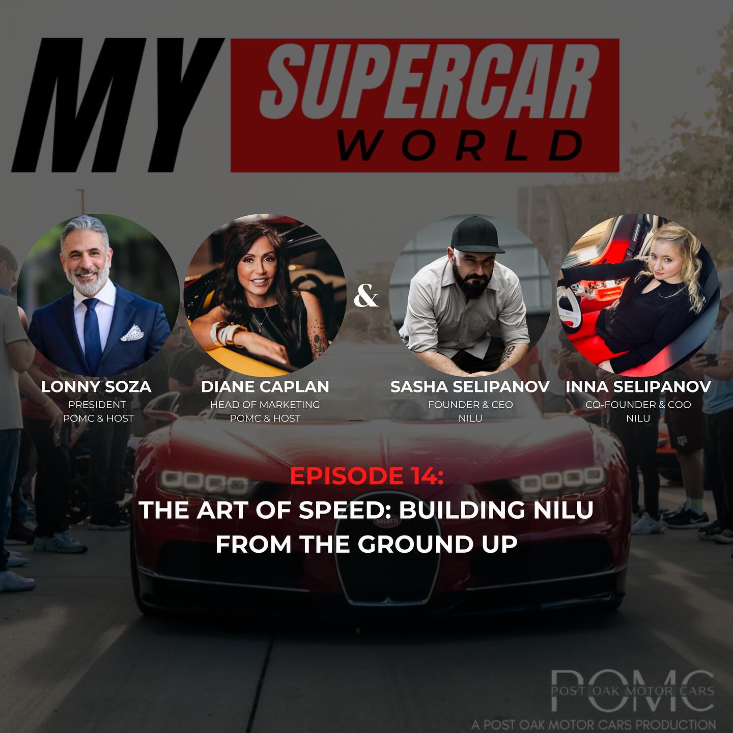 🚨 Next guest reveal! 🚨
We will be sitting down with Sasha & Inna Selipanov — the founders of hypercar company @nilu27_official — for an all-new episode of My Supercar World!
From designing icons at Bugatti, Lamborghini & Koenigsegg to building their own hypercar brand, their story is one you won’t want to miss.
🎙️ Recording Sept 30. Episode drops October 2. Stay tuned!
#Hypercar #Nilu27 #SashaSelipanov #SupercarPodcast #CarDesign #Supercarpodcast #supercarlifstyle #hypercarsdaily #Mysupercarworld