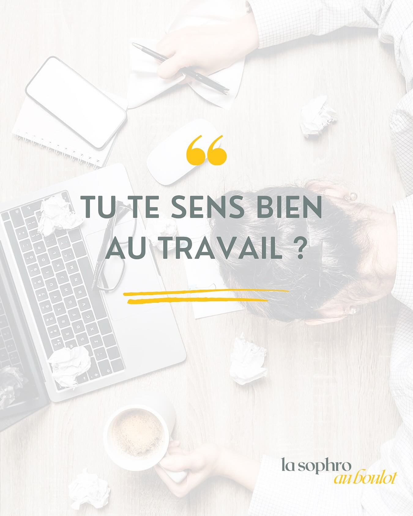 💡Comment se sentir bien au travail ?
Pas de recette magique… mais TES réponses.
Alors, prends une minute et demande-toi :
👉🏼 Qu’est-ce qui te motive vraiment chaque jour ?
👉🏼 Qu’est-ce qui te donne de l’énergie (et qu’est-ce qui t’en pompe) ?
👉🏼 Quels petits rituels t’aident à rester zen ?
👉🏼 Quels signaux te préviennent quand tu tires trop sur la corde ?
👉🏼 Et surtout : quelle est TA définition du bien-être au travail ?
🌈 Se poser ces questions, c’est déjà avancer.
💬 Et toi, laquelle résonne le plus pour toi aujourd’hui ?
—
🙋🏼♀️ Hello, moi c’est Constance, je suis animée par l’envie de favoriser le « mieux-être » dans les environnements professionnels.
✨ Ma mission en tant que coach et sophrologue ?
Accompagner tous les professionnels à libérer et booster leur potentiel en les aidant à se poser les bonnes questions pour qu’ils puissent se sentir mieux dans leur tête, leur corps et par conséquent dans leur travail et leur vie !
.
.
.
#coachingprofessionnel #coaching #coachpro #coach #intelligenceemotionnelle #ie #eqi #sophrologie #sophrologue #developpementpersonnel #gestiondustress #gestiondesemotions #gestiondustressenentreprise #prevention #qualitedevieautravail #qvt #bienetreautravail #lasophroauboulot