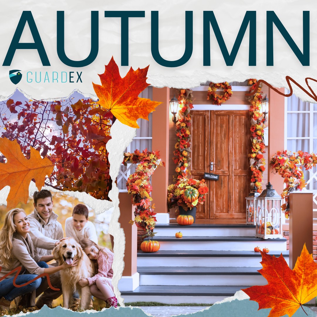 Your porch is decorated, the family's snapping photos, and the dog's chasing leaves - while we've already cleared the gutters and handles the seasonal upkeep! 🍁 GuardEx takes care of the behind-the-scenes work so you can focus on the season, not the chores. #GuardEx #AutumnSeason #HomeMaintenance