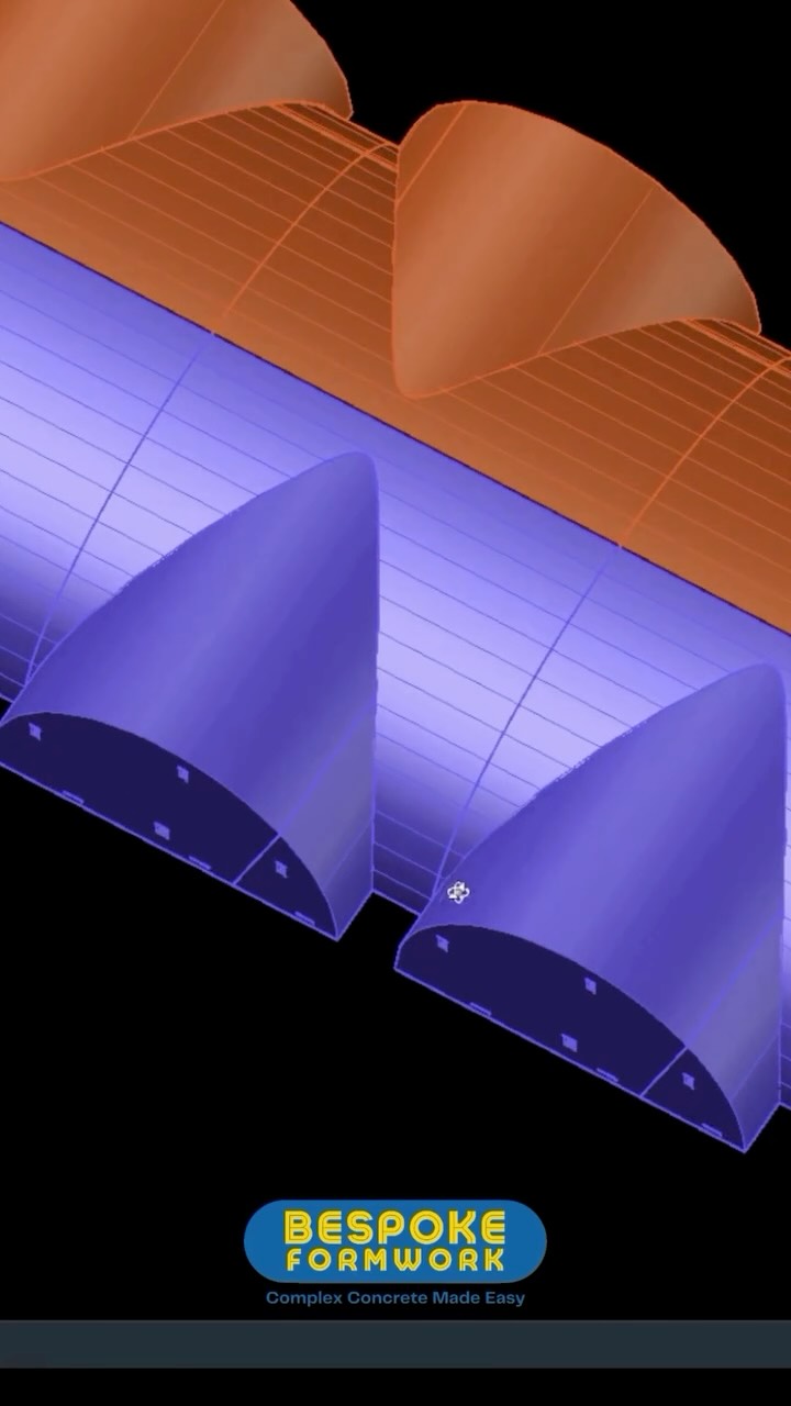 An exciting new project starting now… Vaulted Ceiling.
Step one : CAD Design, we start by modelling the moulds to confirm with the client before moving into fabrication and bringing this design into reality.
#bespokeformwork #architecturalconcrete #customformwork #customshapedconcrete #vaultedceiling