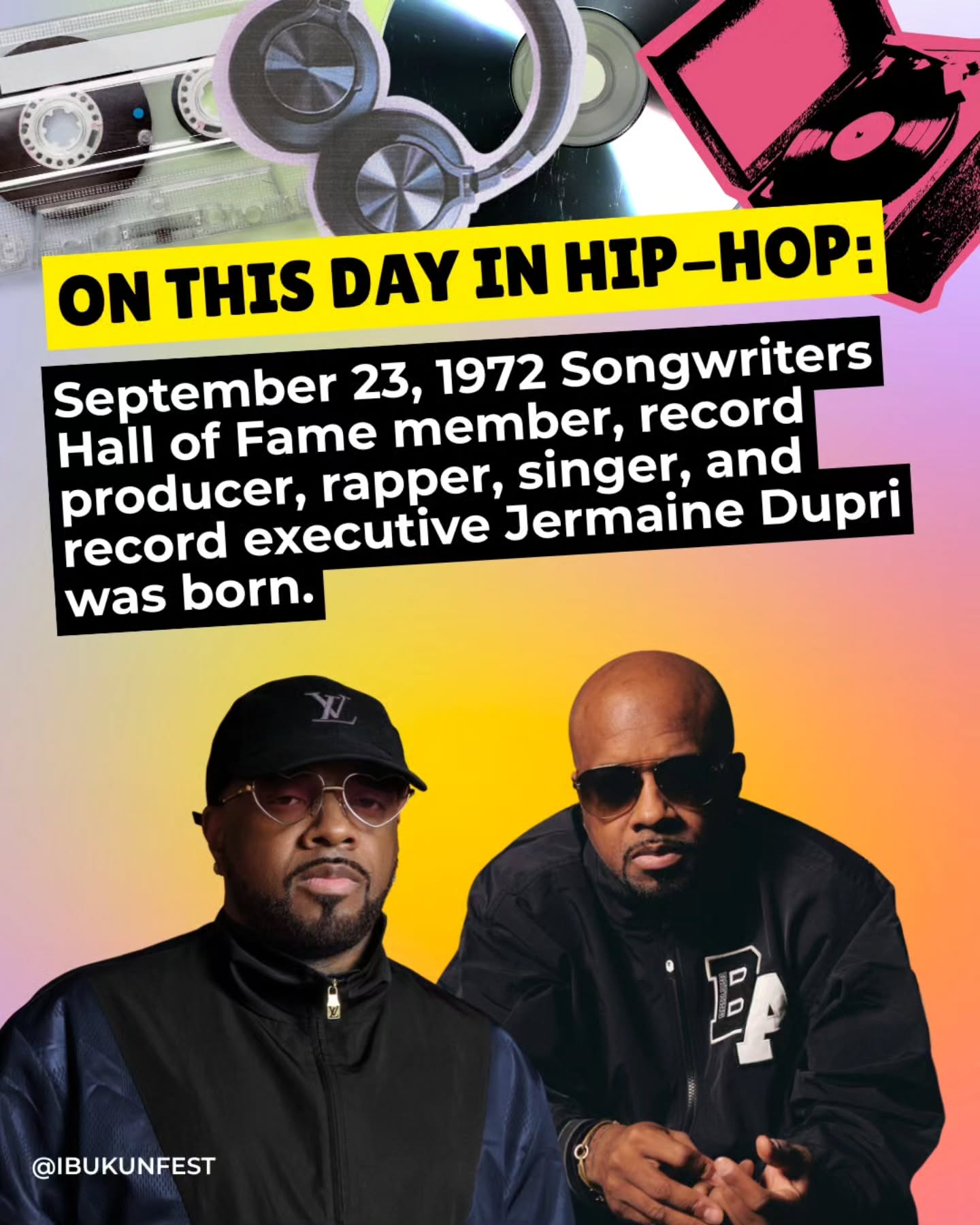 #OnThisDayInHipHop: Happy Birthday to a staple in the industry - Jermaine Dupri 🎉