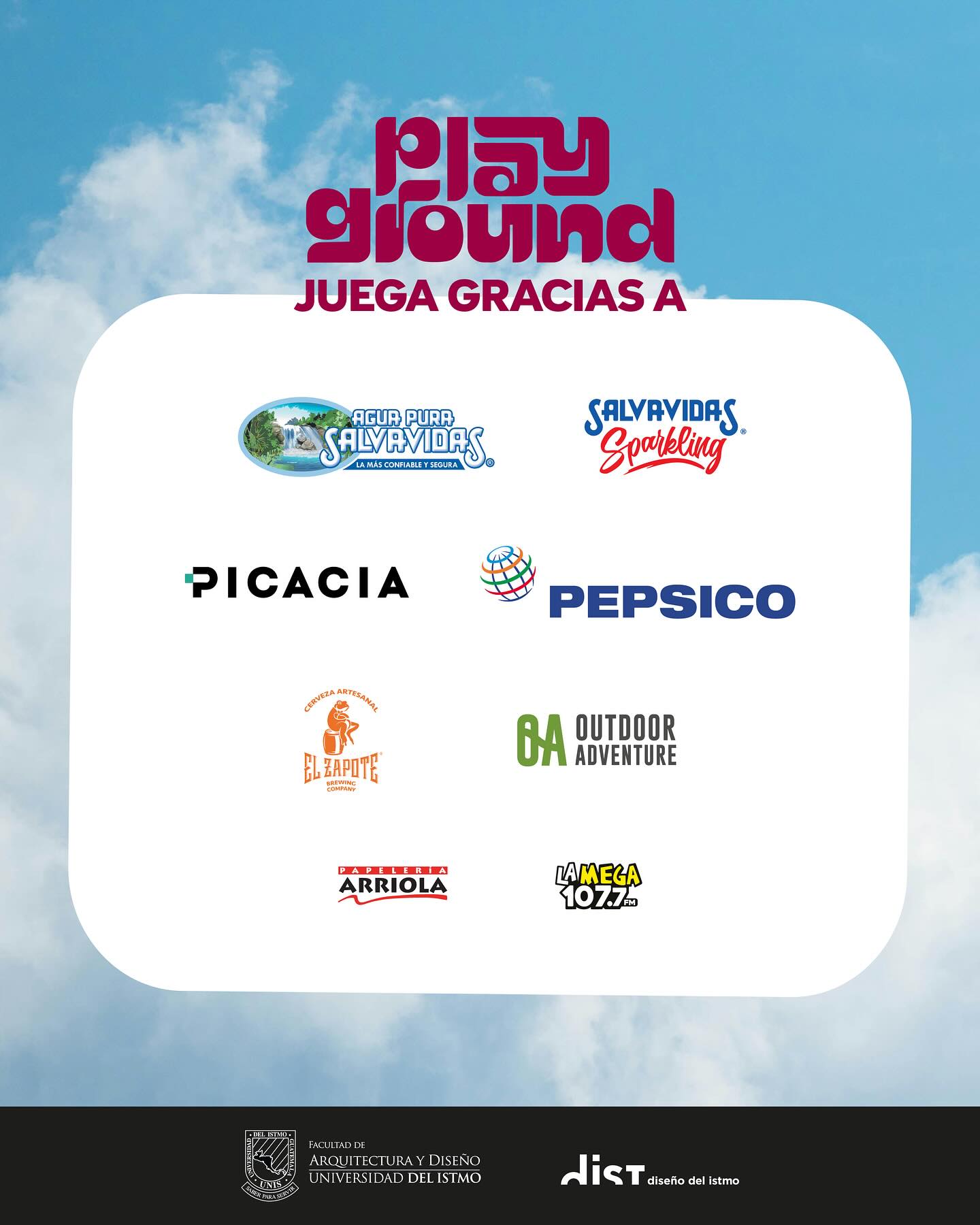 Ya estamos terminando el primer día de DIST 2025 y queremos hacer una pausa para decir que nada de esto sería posible sin el apoyo de nuestras marcas aliadas.
¡Gracias por ayudarnos a crear algo memorable! 🫧🪩⭐️🛝