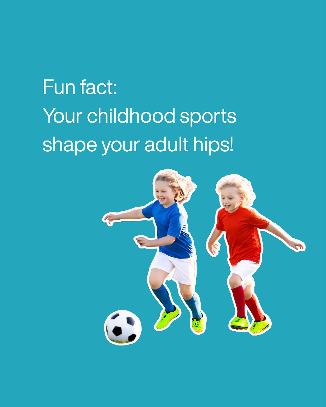 “What sport did you play as a child?” is one of the questions that I commonly ask hip patients, and for good reason!
🦴The forces that we put through our body whilst it is growing can impact the physical shape of the hip, as well as the likelihood of developing hip problems later in life.
No, there are no “good” or “bad” sports when it comes to hip health. The secret is in ✨ variety ✨
Click on our blog page in the link in bio to read Caz’s blog about hip health and the things she wished she knew when growing up and choosing sports.