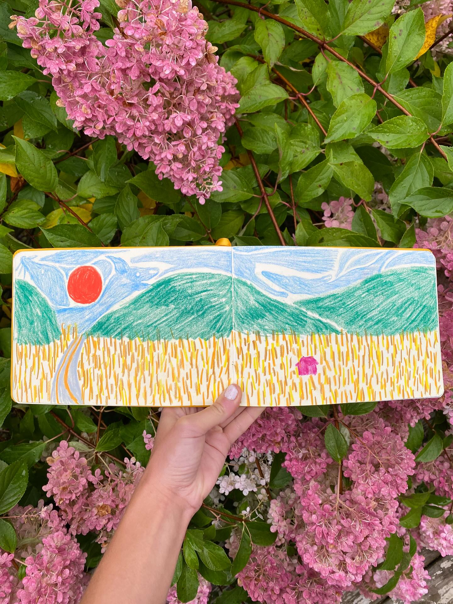 Favorite pages from my sketchbook this summer:
1) what I see on my drive home from work
2) summer sleeps with the windows open
3) quick people sketches from my table at a market last week
4 & 5) went to Montreal and got pretty into imagining church steeples as hats
6 & 7) watercolor from a camping trip at Kettle Pond state park
8) I love listening to the barred owls outside my window at night, and imagining what they are talking about.
9) Pastel drawing from a rocky beach in Owl’s Head, Maine.
Happy Equinox! 🌻