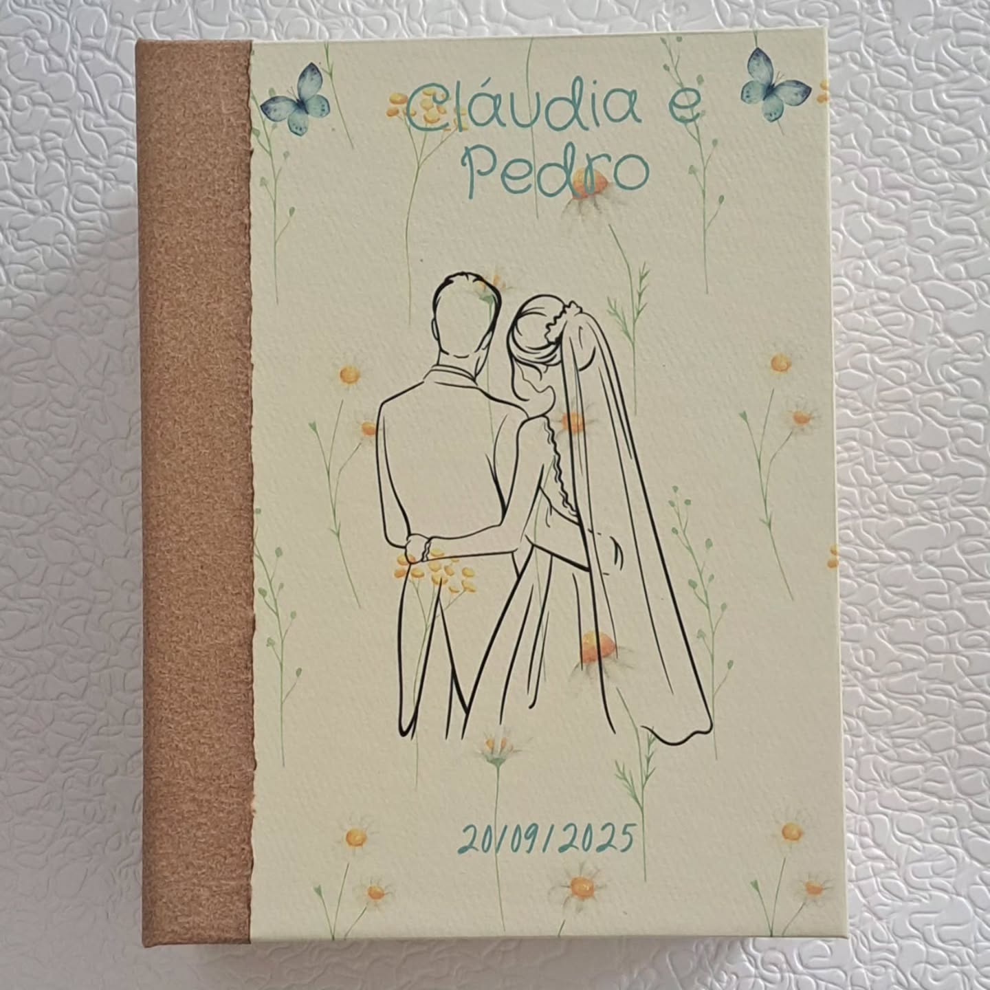 Caixa mensagens casamento