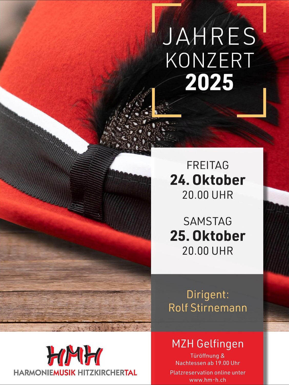 Save the date! 🎶❤️🖤
Unser Jahreskonzert steht vor der Tür und wir freuen uns auf deinen Besuch. ☺️
Reserviere jetzt deinen Platz auf unserer Website www.hm-h.ch
#hmh #harmoniemusikhitzkirchertal #jahreskonzert #konzert #savethedate
