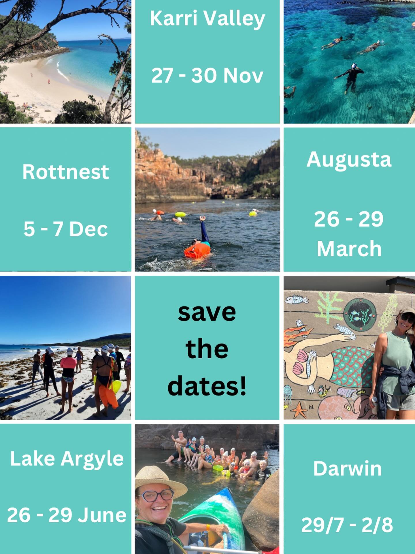 Let’s go! 💦 🏊🏊♀️🏊♂️💦
Good vibes, fun times - book your swimming adventure
with
Swimwild Escape
💦🌊🐠💙☀️🩱🏊🏊♀️🏊♂️🩱☀️💙🐠🌊