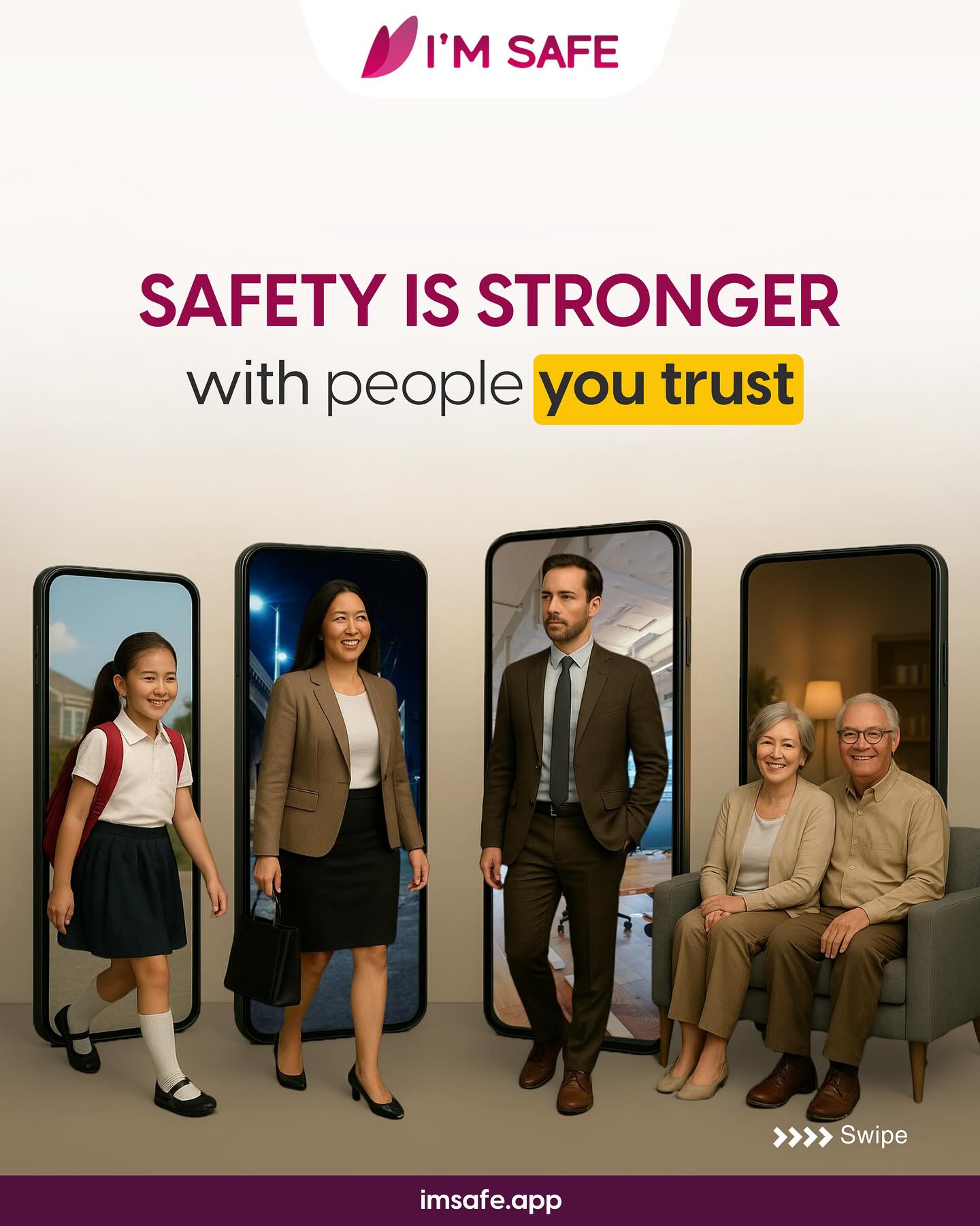 Because safety feels stronger when it’s shared.
Bubble keeps your group updated automatically, so support is always there without asking!🫂
Stay close, stay reassured. Your Bubble is launching soon!🔜
#imsafe #safety #bubble #iminbubble #safetyawareness #safebubble #imsafebubble #safteyfirst #safetybubble #safebubble #safe