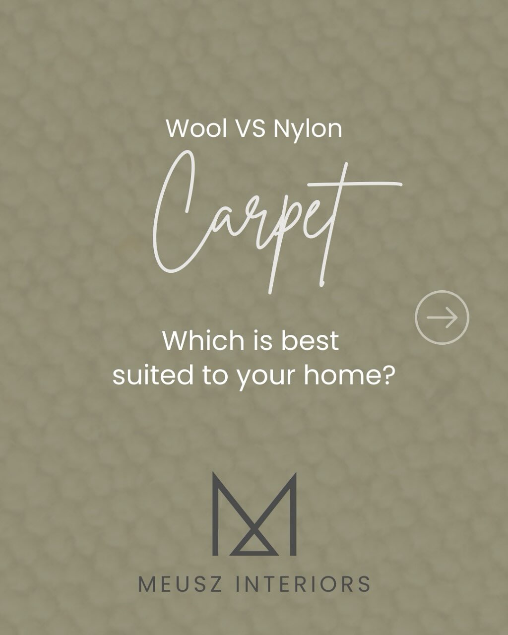 Two of Australia’s most popular carpet choices, but which is right for your project?
🌿 Wool = natural luxury, soft warmth and timeless comfort.
🧵 Solution-Dyed Nylon = tough, practical and child-friendly.
👇 Tell us in the comments — are you Team Wool or Team Nylon?