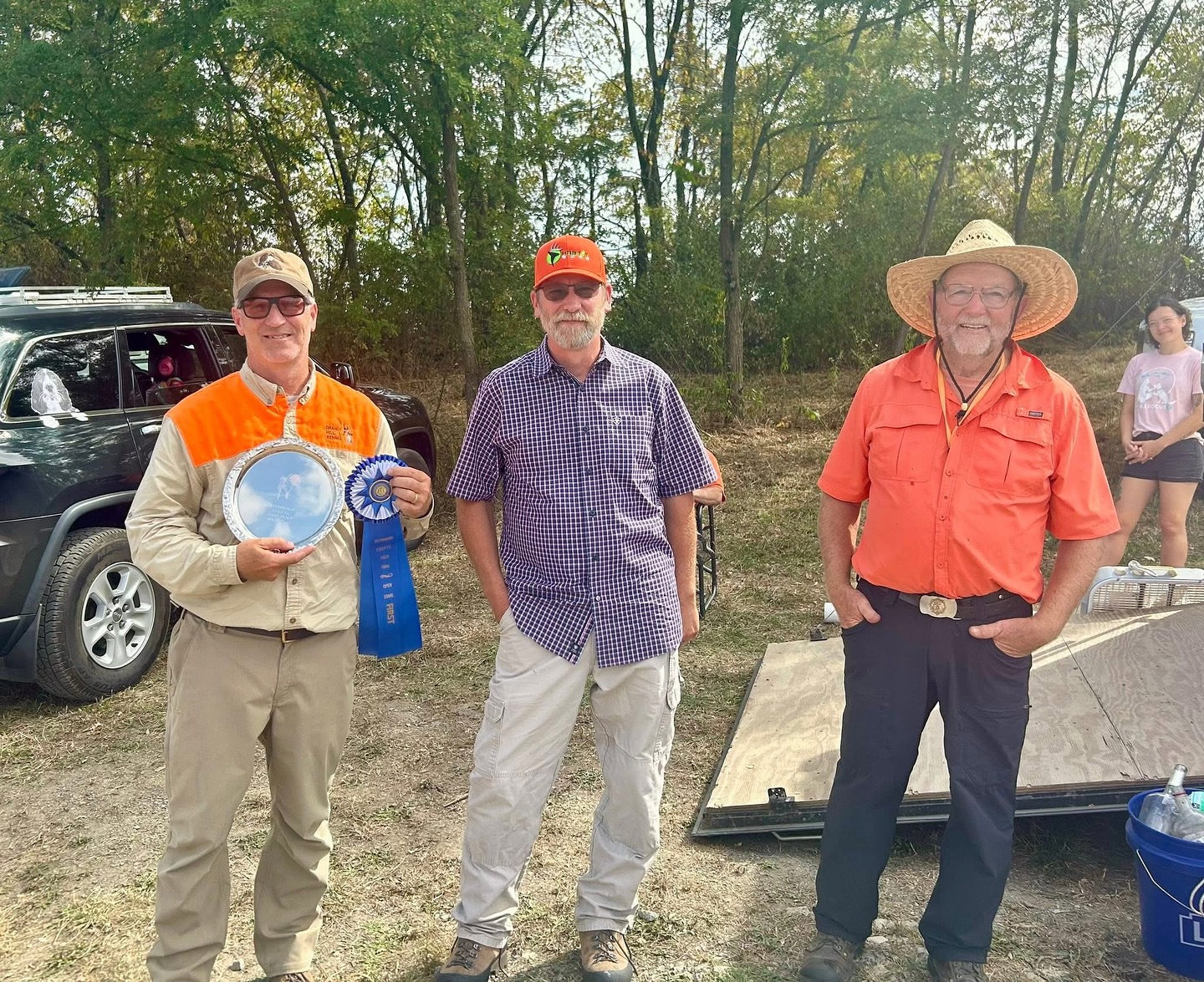 Congratulations to Todd & Chance on their placement at the Pittsburgh English Springer Spaniel Field Trial Club
A special thank you to the judges Vern and Phil and also to the club for putting on a great trial once again .
NFC FC NFTCH FTCH CROSSWINDS WATCH THIS ~ CHANCE
Owner - Cheryl Spearling
Handler - Todd