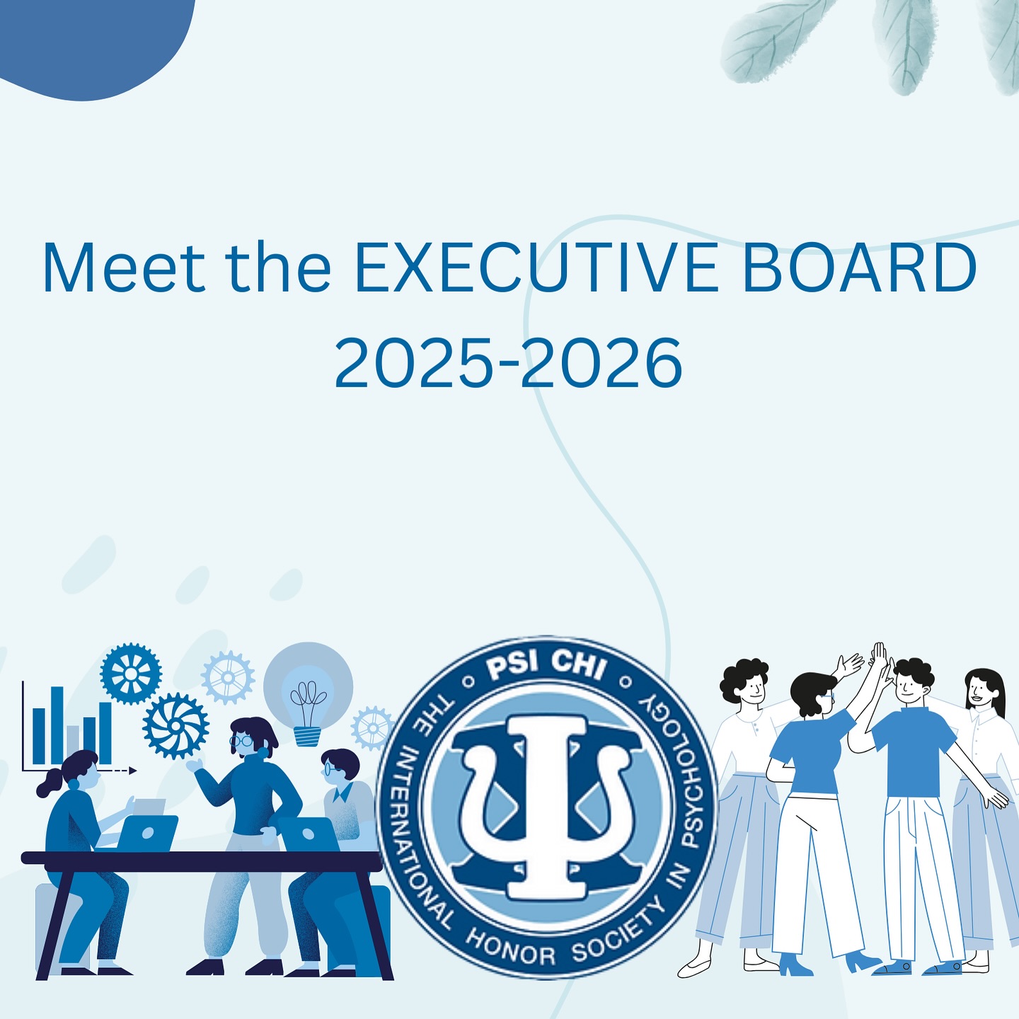 Meet UIC’s Psi Chi Board for 2025-2026
President- Taylor Harris
Vice President- Sumedha Sethi
Treasurer- Ratn Priya
Media Coordinator- Nistha Agarwal
Event Coordinator- Haleigh Lusinski
Tutoring Coordinator- Ayesha Khan
Chief of Staff- Disha Tavane
#psichi #uic #uicpsichi