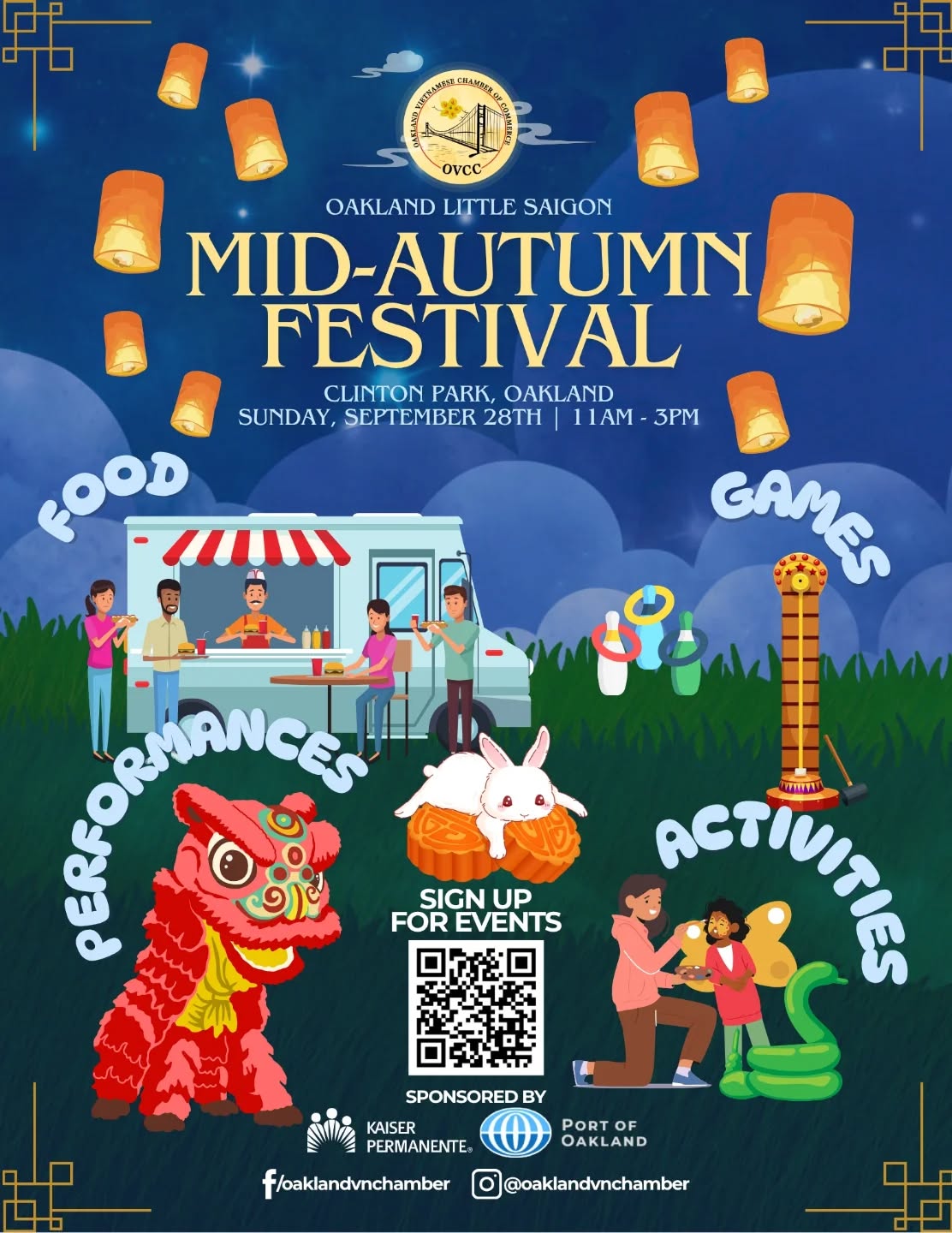 We're so excited to be at the @oaklandvnchamber Autumn Festival 🥮🥮🥮! We are looking forward to seeing everyone this Sunday from 11-3 at Clinton Park 💖
Come chat with Yann, Marley, and Michael and enjoy the FREE, kid-friendly event with food, dance, music, and more!
#connectoakland #buildingcommunity #midautumnfrstival #littlesaigonoakland
@yannez.c0m @mars__inthestars