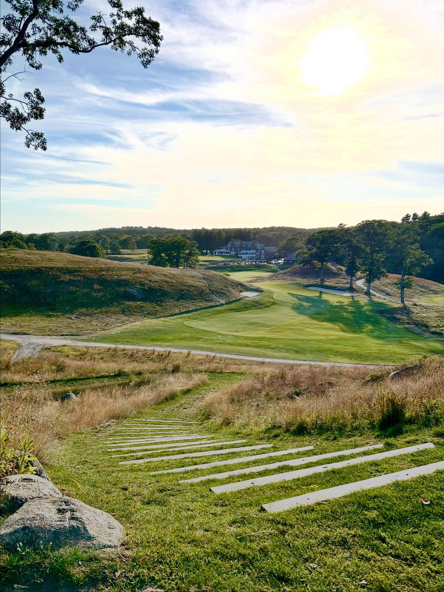 Morning and Afternoon loops around @ecc1893golf thanks to @fried_egg_golf