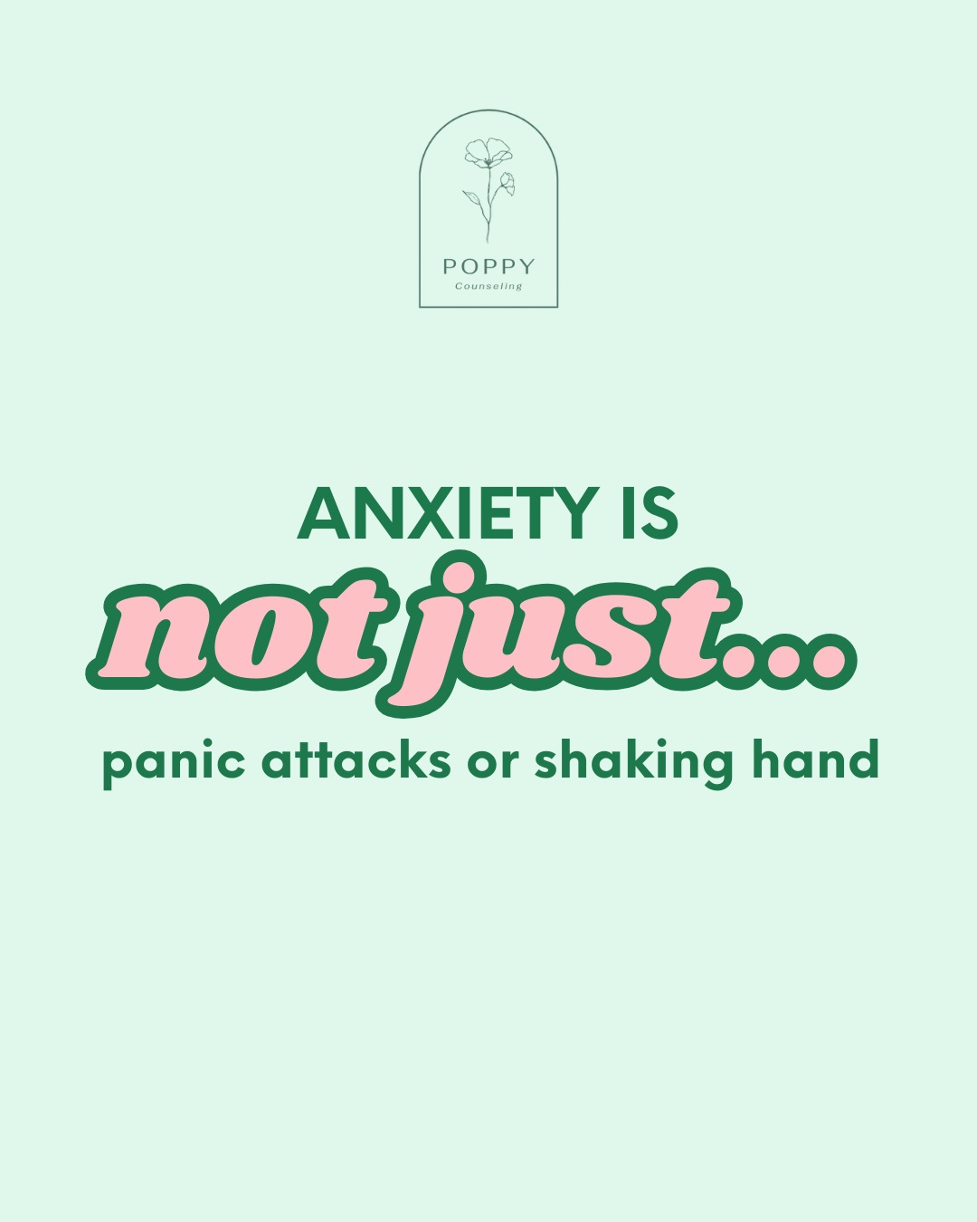 If you notice these patterns in yourself, therapy could help.
You don’t have to carry the weight of anxiety on your own.
What you’re feeling is valid — and support is within reach.
At Poppy Counseling, we understand how overwhelming anxiety can feel, especially when it shows up in ways that are hard to explain. Whether it’s constant overthinking, avoiding things you care about, or feeling “on edge” even when things seem fine — these are real experiences that deserve real care.
Healing isn’t about “fixing” yourself — it’s about creating space to understand and support yourself better.
👉 Ready to take the next step? Reach out today to learn more or schedule a free consultation. You don’t have to go through this alone.
#TherapyForAnxiety #PoppyCounseling #MentalHealthSupport #AnxietyHelp #YouAreNotAlone #TherapyWorks #dallascounselor