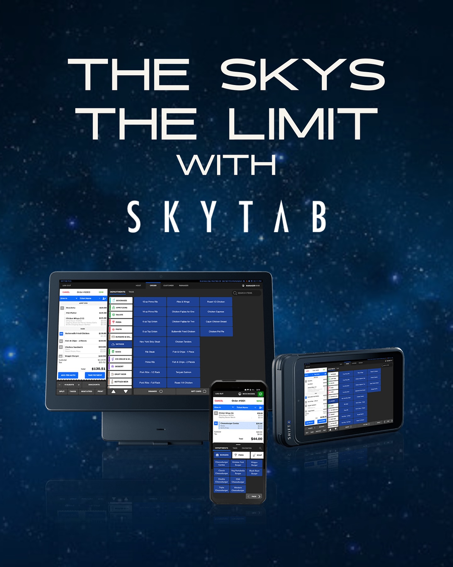 Your POS shouldn’t bleed you dry. Most systems lock you in with junk fees, clunky hardware, and zero marketing tools. SkyTab gives you the full kit — online ordering, loyalty, reservations, mobile payments — for $29.99/mo. Hardware included.
👉 Comment “SKYTAB” or book at TeamOYR.com to see it in action.
#OwnYourRestaurant #SkyTab #BackOfHouse #RestaurantOps #POS #Shift4 #Memphis #Nashville #skytabmemphis #skytabterminal