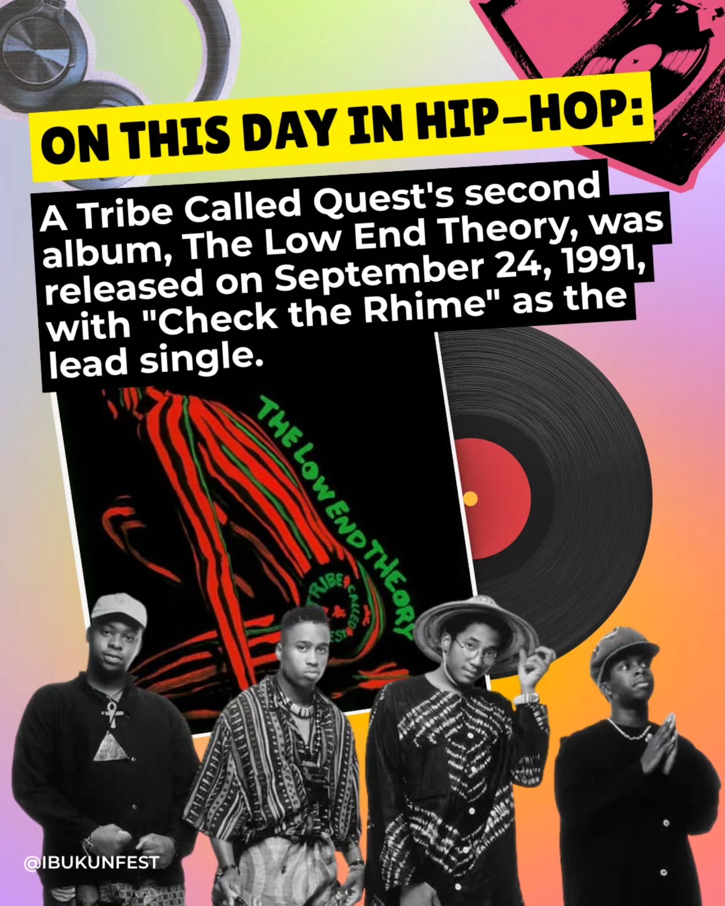 This is a #ATribeCalledQuest STAN account 🙌🏾 Check the Rhime is definitely a forever vibe 🎶 Thank you for your contribution to hip-hop!