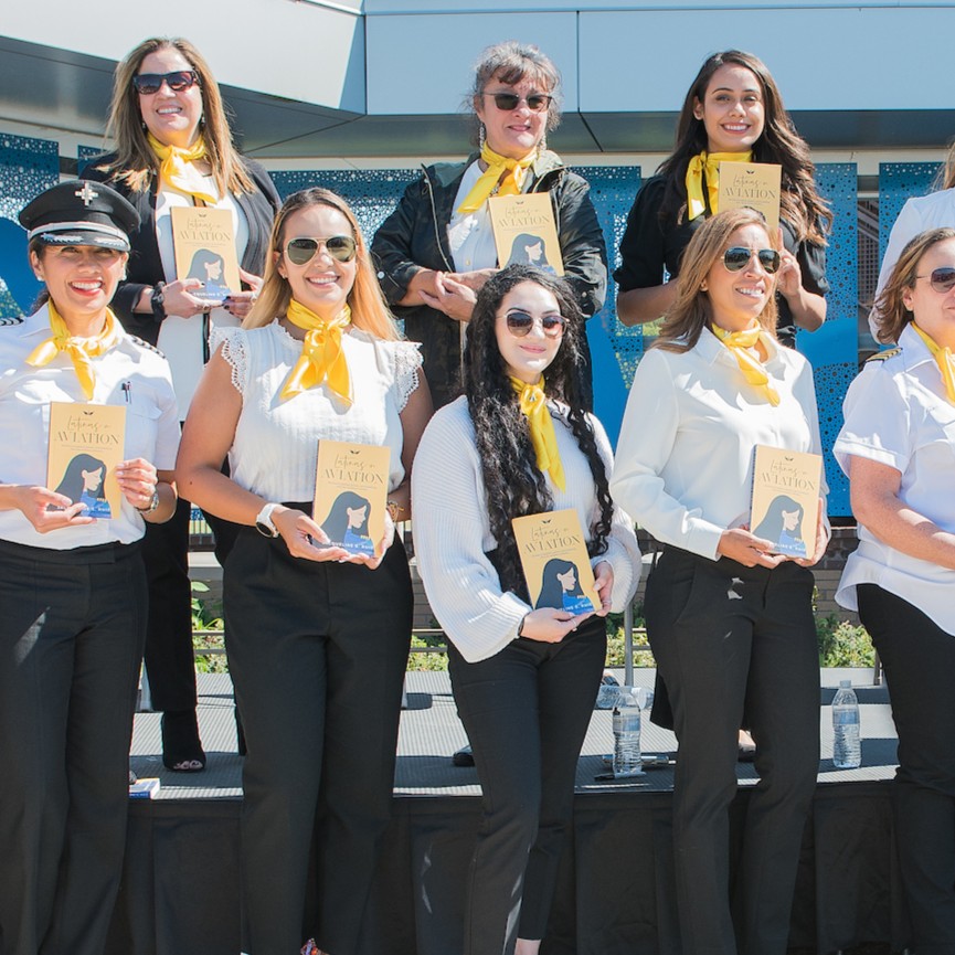 Join us this Saturday for our 5th annual festival featuring Latina pioneers in aviation and a cultural celebration! Enjoy demos & children’s activities, food, community art, bilingual story time, author meet & greets, and giveaways.
* 11:00 AM – Festival begins & activities open
* 11:15 AM – Authors fly-In (weather-permitting)
* 12:45–1:45 PM – Live musical performance by Latin9 Orchestra
* 2:00 PM – Festival concludes; activities continue in gallery
Delicious food from Napa Grill & Cocineros will be available for purchase on-site throughout the day