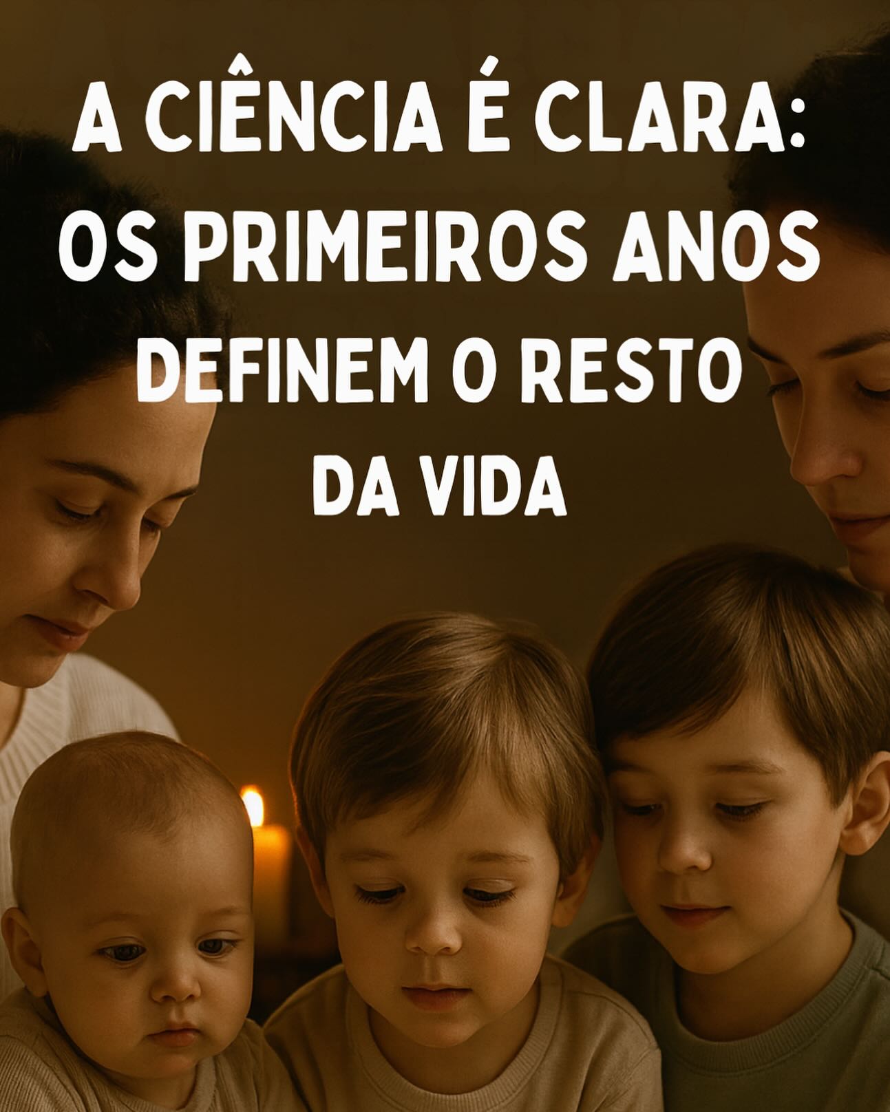Segundo a Harvard University’s Center on the Developing Child, é mais fácil e menos custoso formar circuitos cerebrais fortes nos primeiros anos do que tentar “corrigir” depois.
De 0 a 5 anos, mais de um milhão de ligações neuronais por segundo são criadas. E essas ligações não dependem apenas da genética: dependem de experiências diárias, interacções, respostas emocionais e vínculos de confiança.
Por isso, pais e educadores não são apenas cuidadores. São arquitectos da mente, das emoções e da capacidade de aprendizagem. Têm nas suas mãos o poder mais extraordinário que existe: influenciar não apenas uma vida, mas todas as vidas que essa criança irá tocar. É uma responsabilidade que deveria fazer-nos parar e respirar fundo. É o trabalho mais importante do mundo.
Amanhã vamos dar inicio a uma partilha do muito que mudou a nossa forma de ver o desenvolvimento infantil para sempre. Descobertas diretas de algumas das maiores autoridades mundiais que estudamos há anos.
Porque quando compreendemos verdadeiramente o poder da relação, não estamos apenas a apoiar a infância estamos a reparar o mundo.
Se as tuas interacções de hoje ecoam no futuro… o que vais escolher semear?💛
Conta-nos nos comentários: Que momento da tua prática te fez perceber o impacto profundo que tens na vida de uma criança?👇
