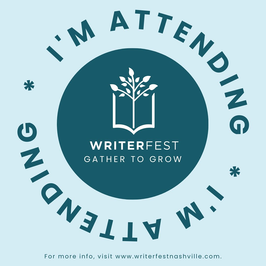 Beyond excited for this! It’ll be my first writing conference 😁 #writerfestnashville #author #writer #debutauthor #workinprogress #nashville #fiction #speculativefiction @writerfestnsh