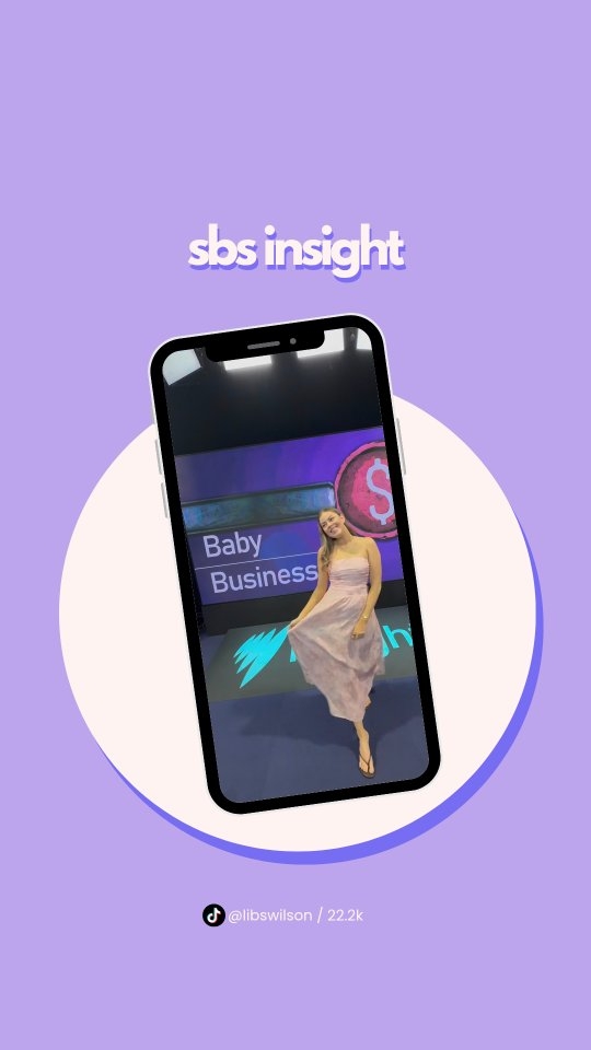 Tune into SBS iview tomorrow night to watch our amazing talent @libwilson_ open up about her journey freezing her eggs at 25 💛 We were lucky enough to go BTS with her on set, what an incredible day! @sbs_australia