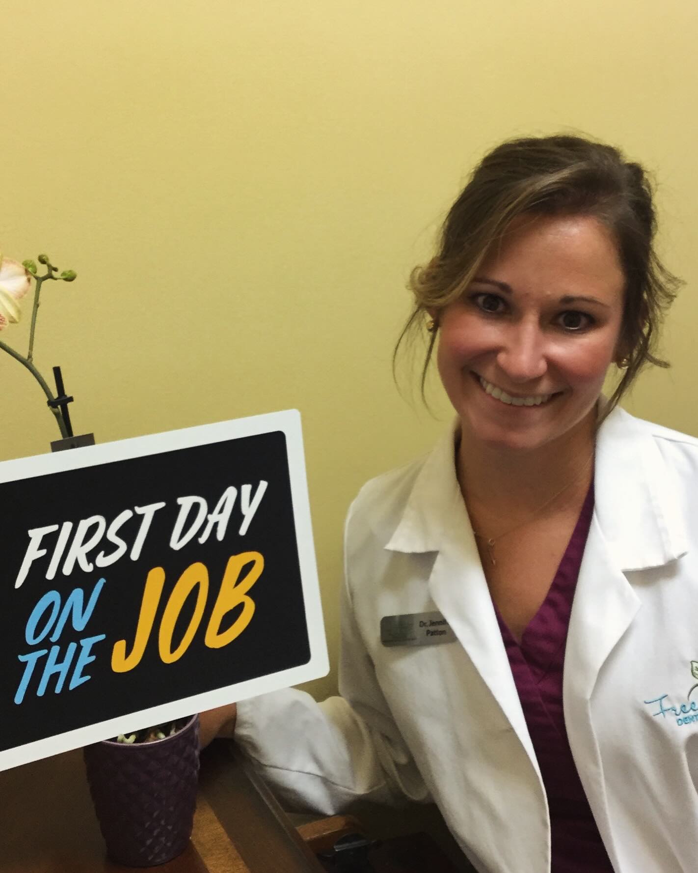 It’s been a rewarding 7 years since Dr. Patton joined Freedom Dental Care. She is an incredibly talented Dentist and we’re happy to have her in Carroll County! #timeflies #freedomdentalteam @jenpatton10