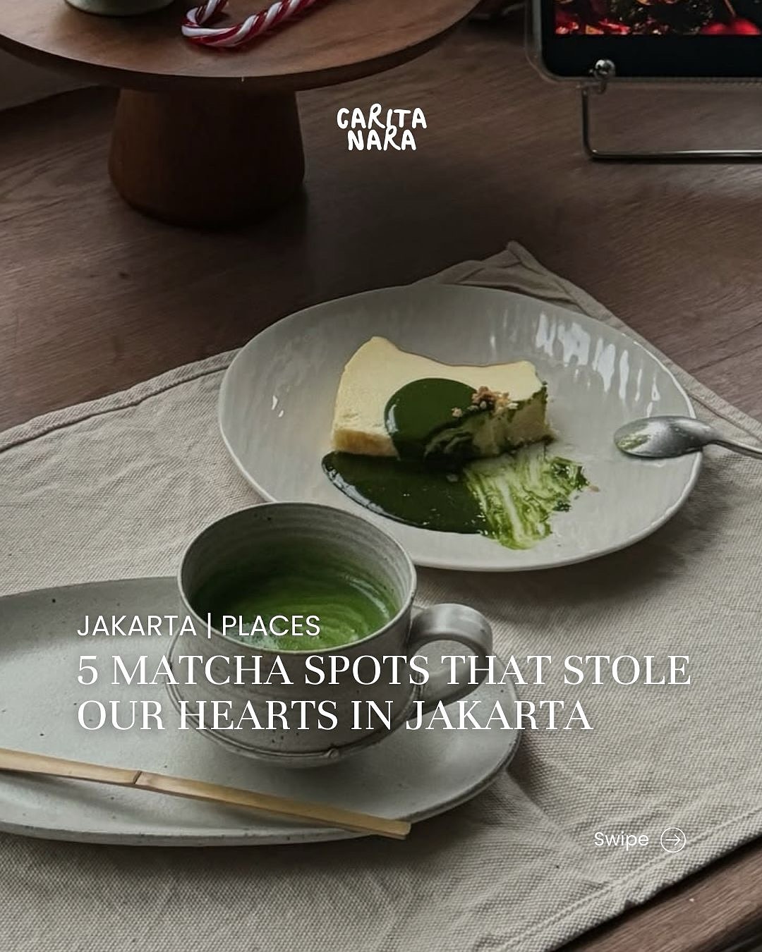 Looking for the best matcha cafés in Jakarta? These 5 spots aren’t just cafés, they’re destinations for every matcha lover. From silky ceremonial blends to playful matcha lattes and wagashi pairings, each sip is crafted to perfection.
Discover minimalist tea bars, cozy tearooms, and modern hangouts across SCBD, Kemang, Blok M, Gading Serpong, and Kelapa Gading. Whether you love traditional whisked matcha or dessert-inspired drinks, these places will win your heart.
Save this list of top matcha spots in Jakarta for your next café-hopping day and tell us your first stop.
#BestMatchaJakarta #MatchaCafeJakarta #JakartaEats #JakartaFoodies #MatchaLovers #JakartaCafeHopping #JakartaCoffeeScene #CaritaNaraEats #MatchaLatteJakarta
