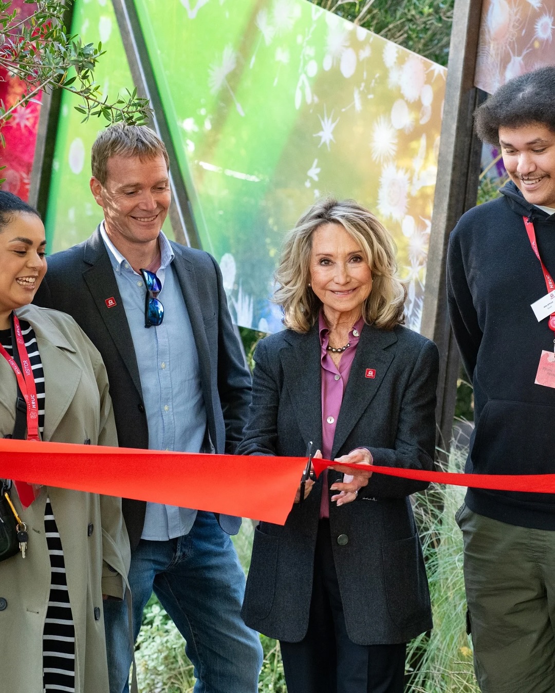 Yesterday we officially opened our relocated Chelsea Flower Show Garden at Uxbridge College (Scroll for garden images).
Felicity Kendal, ambassador for The King’s Trust, cut the ribbon, joined by Alfie and Corrine from The King’s Trust who have been part of the journey from the very beginning. Alfie also designed the new garden sign, which was unveiled on the day (scroll to last image).
The garden will now be used as part of King’s Trust courses run at the college, and will also provide a place for students and staff to meet, study and enjoy time outdoors.
We’re hugely grateful to Omaze Education for funding the relocation, with additional support from Project Giving Back, and to Elemis for donating 100 plants. Jake and Jordan from TLC (image 4), who built the Chelsea garden – came back for more and have done a brilliant job once again bringing the garden to life here, at Uxbridge. We’ve seeded wildflowers around the edges, so the garden will look even better as it grows in over the coming seasons.
It’s been an amazing journey and we’ve enjoyed every minute of working alongside The King’s Trust, Project Giving Back, and all our partners and collaborators to make this happen. A million thanks to all of you 👏👏👏👏
⸻
ABOUT: Joe Perkins Design is a multi-award-winning landscape design consultancy, creating innovative outdoor spaces that celebrate the environment, wildlife, and biodiversity. Working across the UK and internationally, we partner with clients who share our passion for sustainable and visionary design. Discover more about our work at: www.joeperkinsdesign.com
📸 image 1: @paul_upward_photography