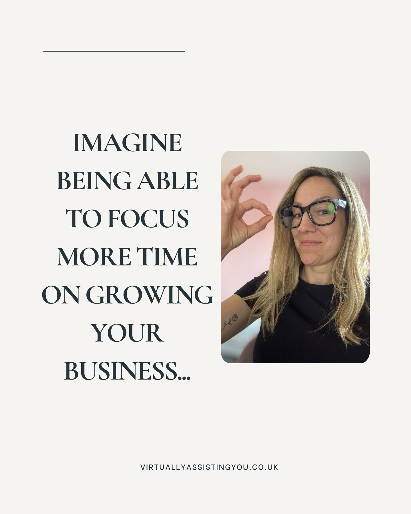 Would you love to free up hours in your week?
Imagine being able to focus more time on growing your business (and actually have a life outside of it!)
I have TWO ways to help you do this:
1️⃣Hire me on an ongoing basis, so I can take those overwhelming, time draining admin tasks off your plate and keep you organised week after week.
2️⃣Book in some 1:1 hourly support, perfect if you just need a focused burst of help, a reset or just some expert guidance to sort out those niggly tasks quickly.
Drop me a 👌🏼 below and let's get the ball rolling!